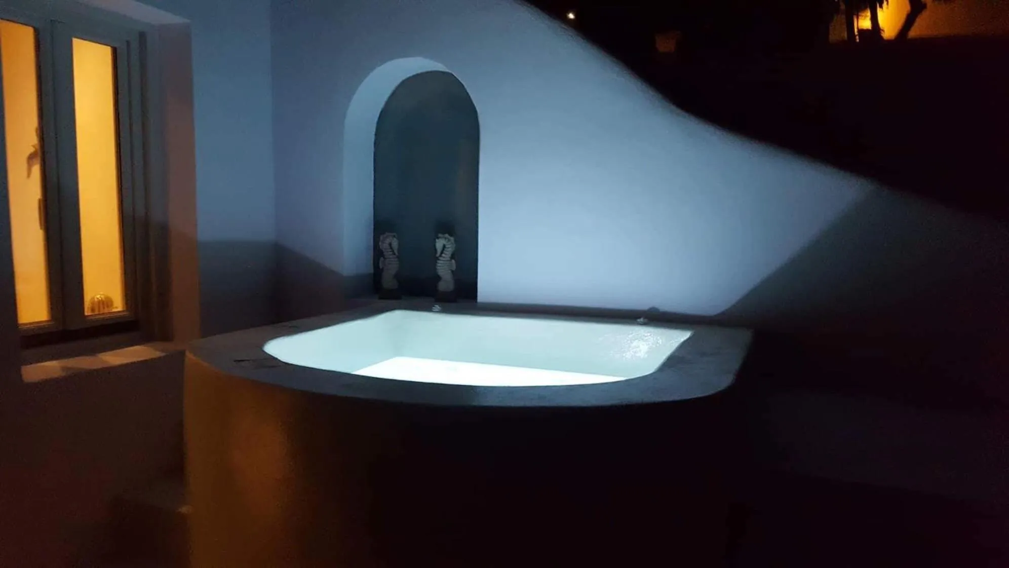 Balcony/Terrace in The Muses of Santorini Private Jacuzzi Suites