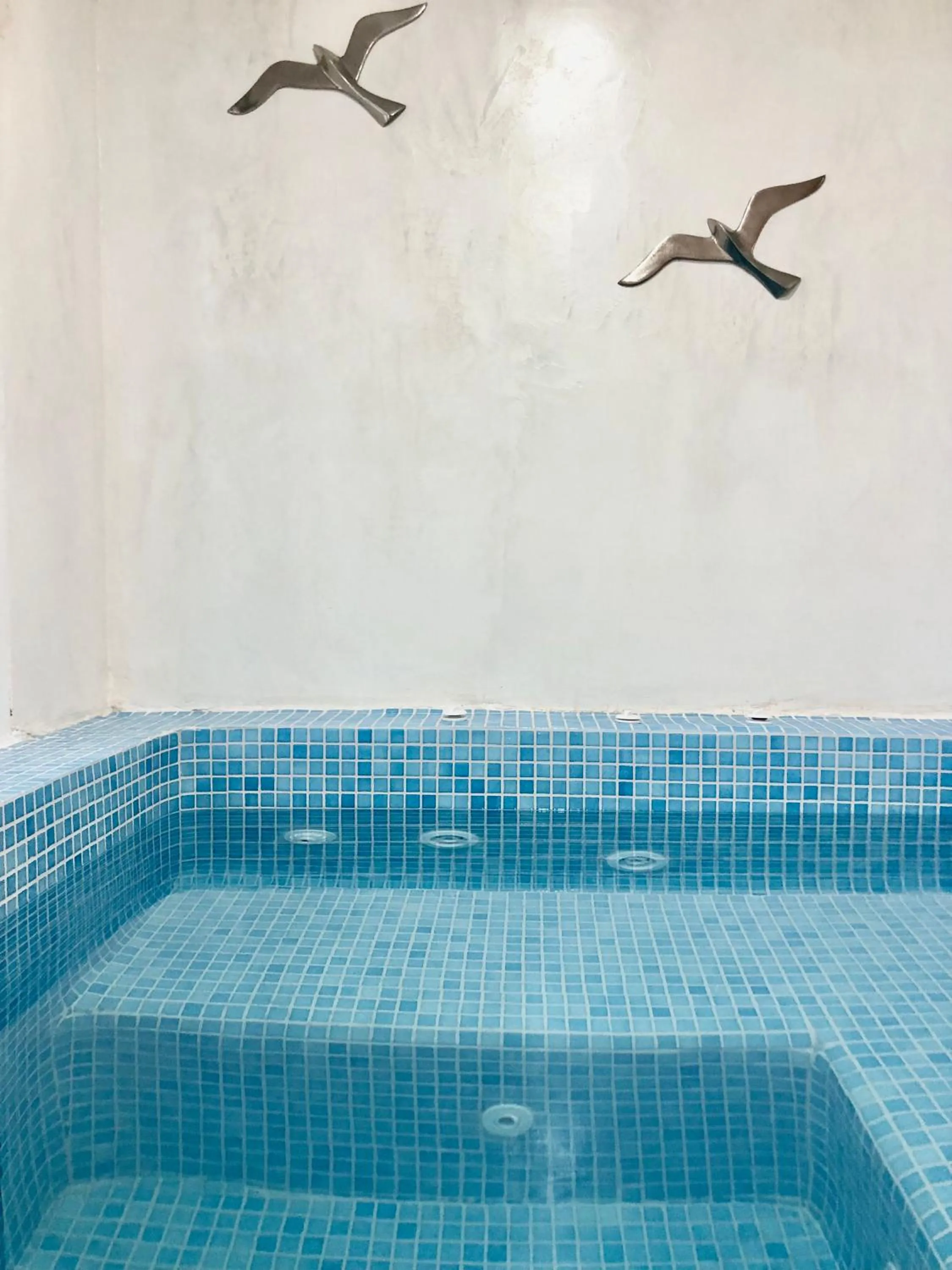 Hot Tub in The Muses of Santorini Private Jacuzzi Suites