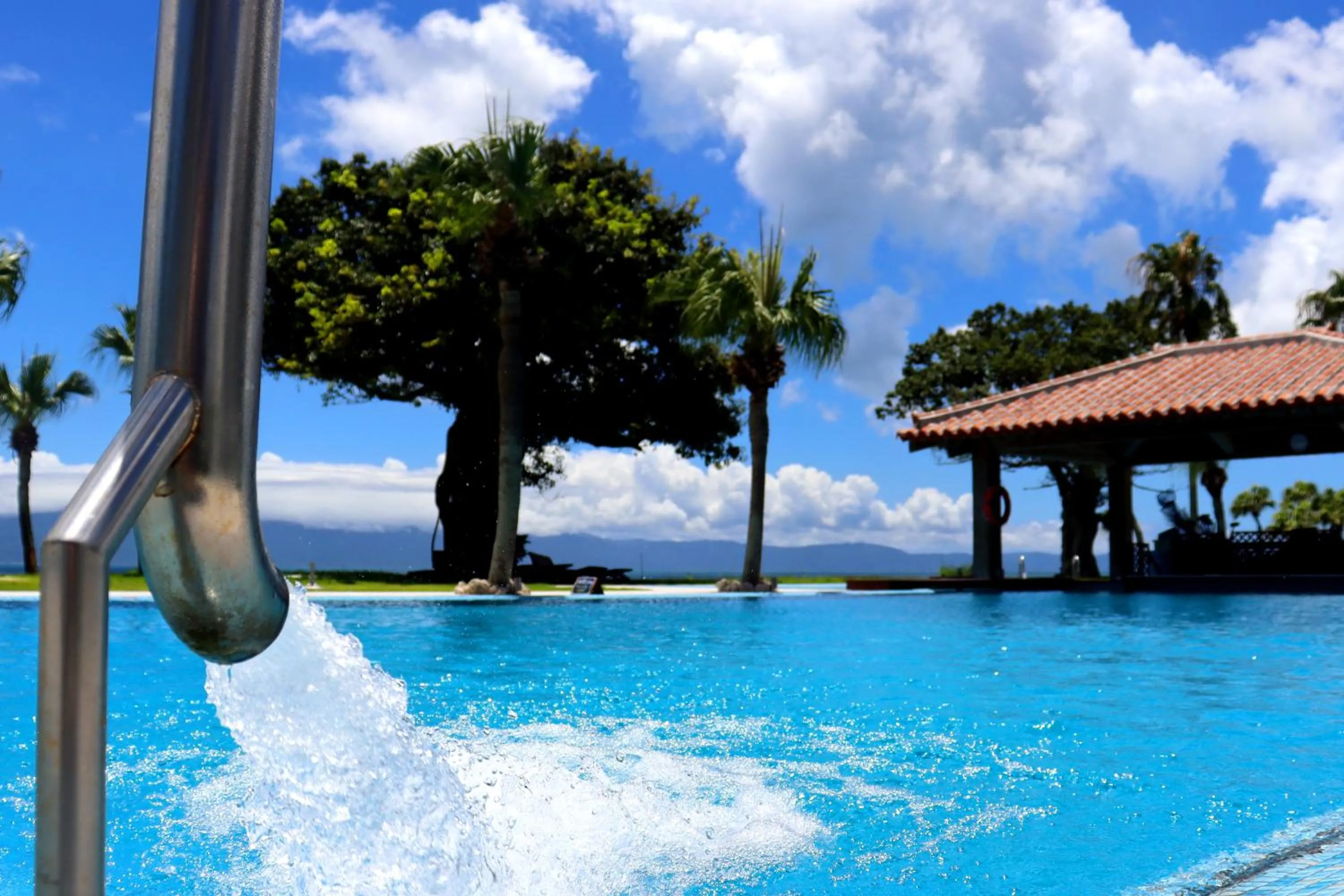 Swimming pool in Kagoshima Sunamushionsen Ibusuki Hakusuikan