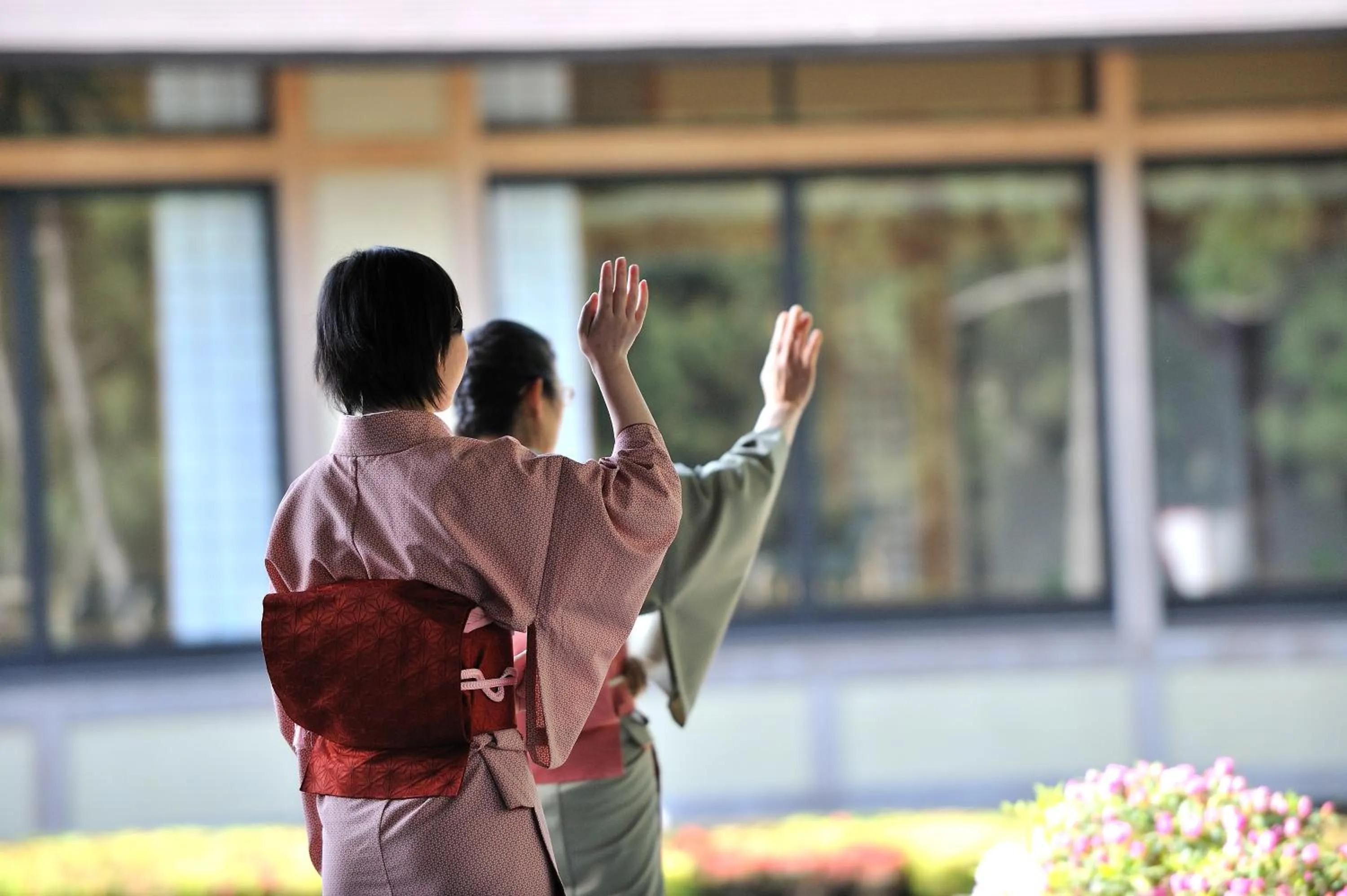 Staff in Kagoshima Sunamushionsen Ibusuki Hakusuikan
