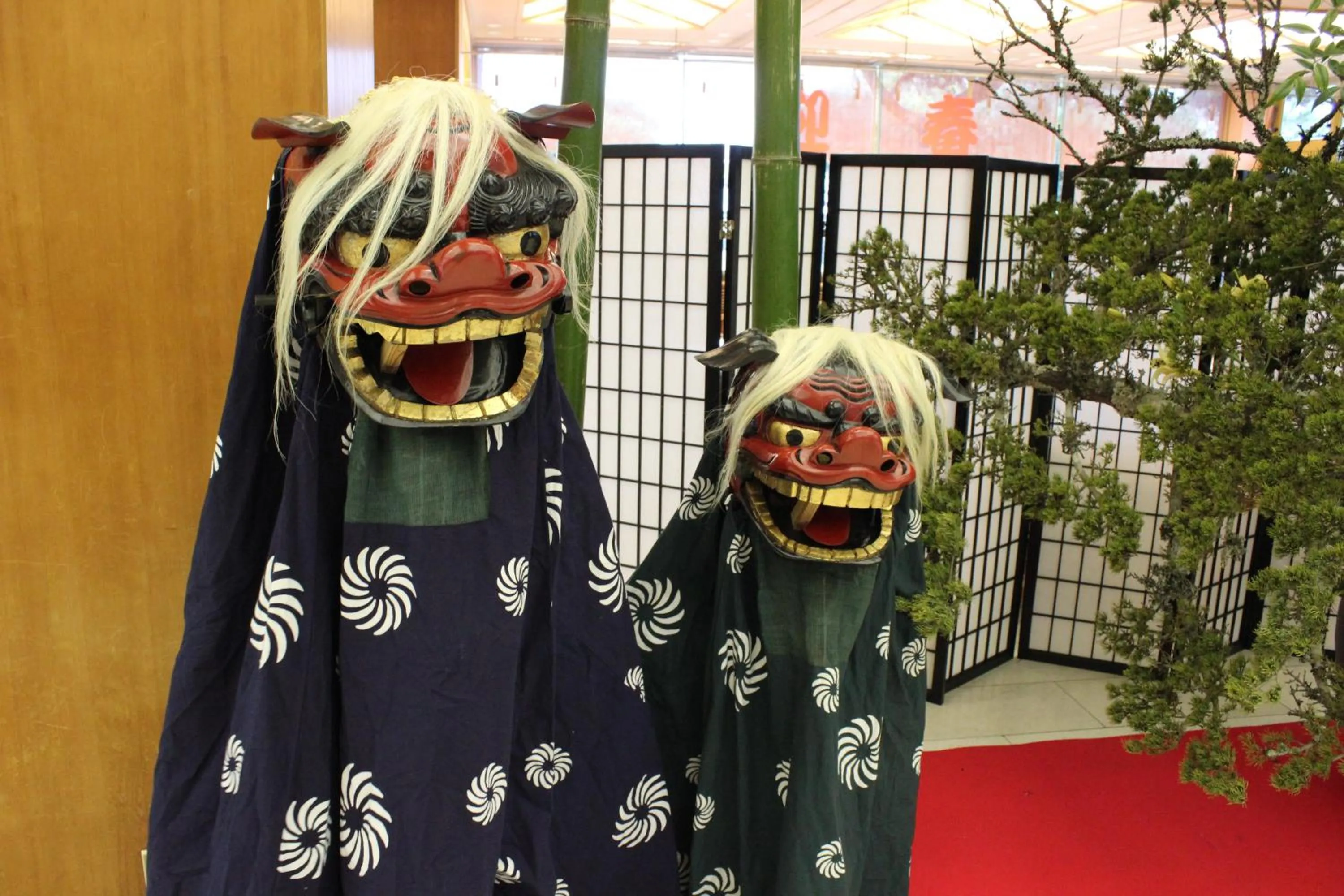Decorative detail in Kagoshima Sunamushionsen Ibusuki Hakusuikan