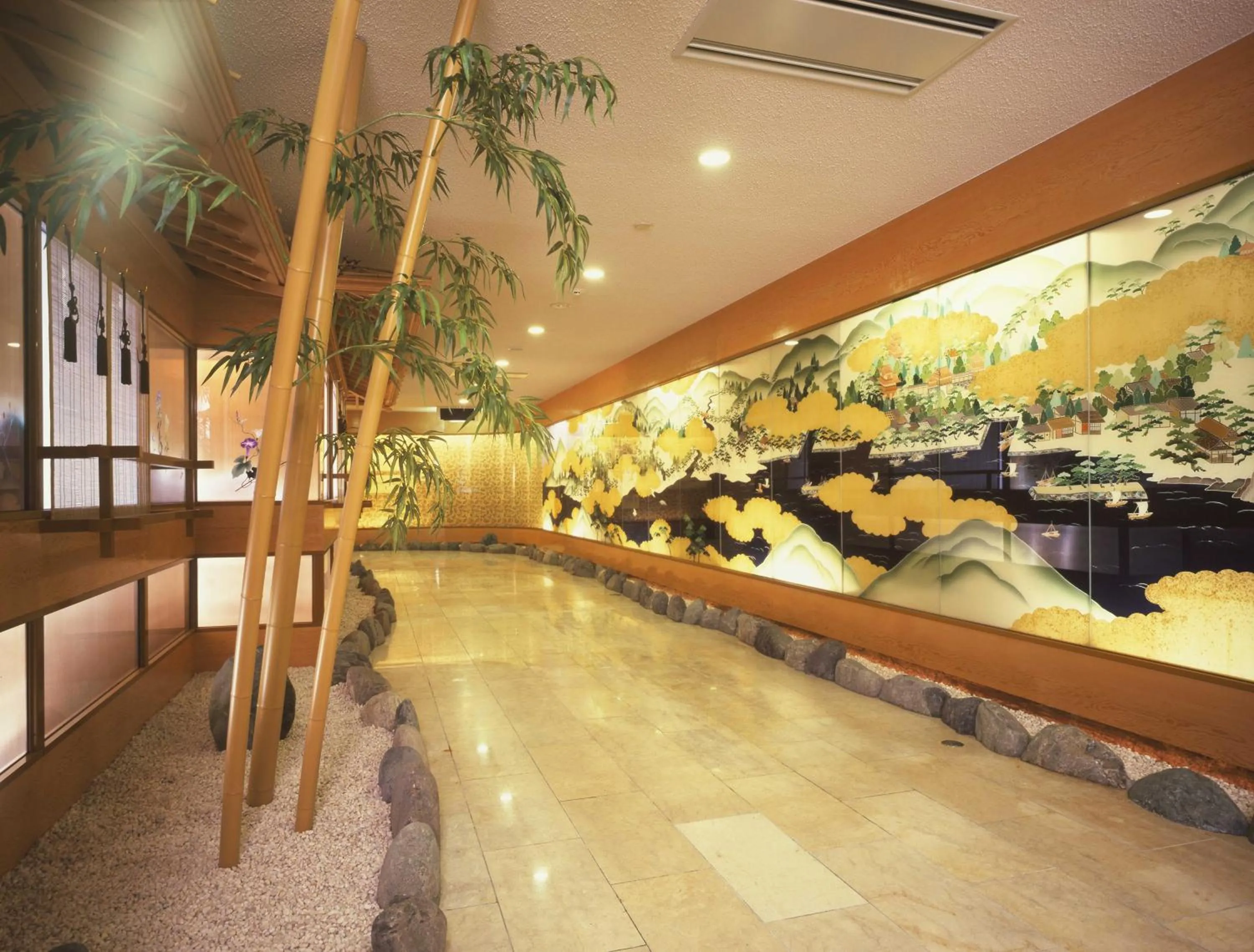 Decorative detail in Kagoshima Sunamushionsen Ibusuki Hakusuikan