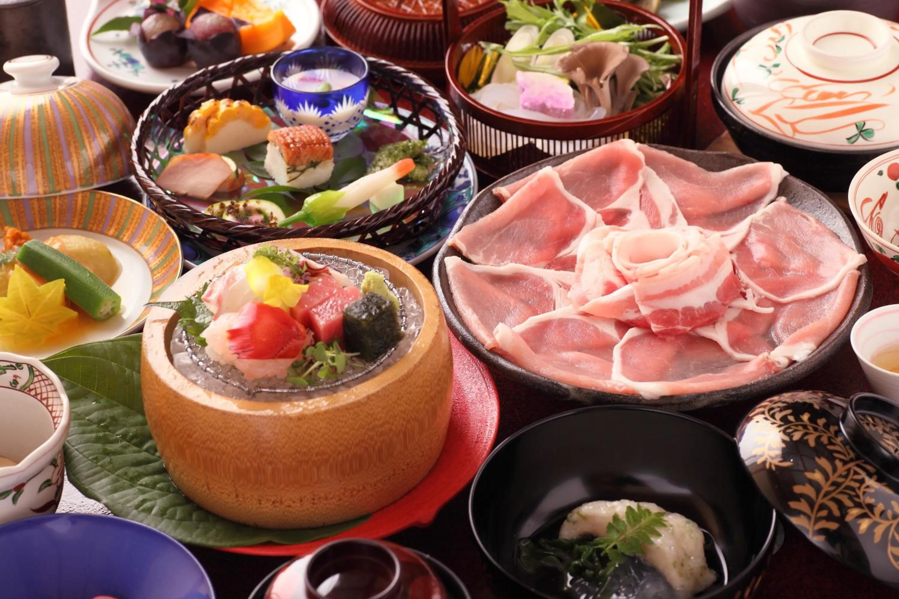 Food close-up in Kagoshima Sunamushionsen Ibusuki Hakusuikan