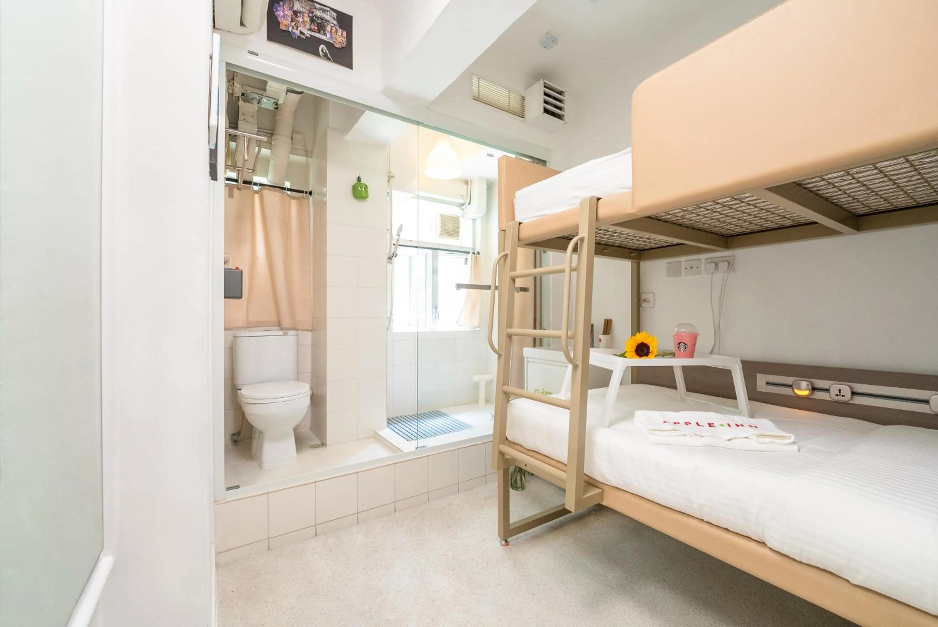 bunk bed, Bed in Apple lnn Causeway Bay