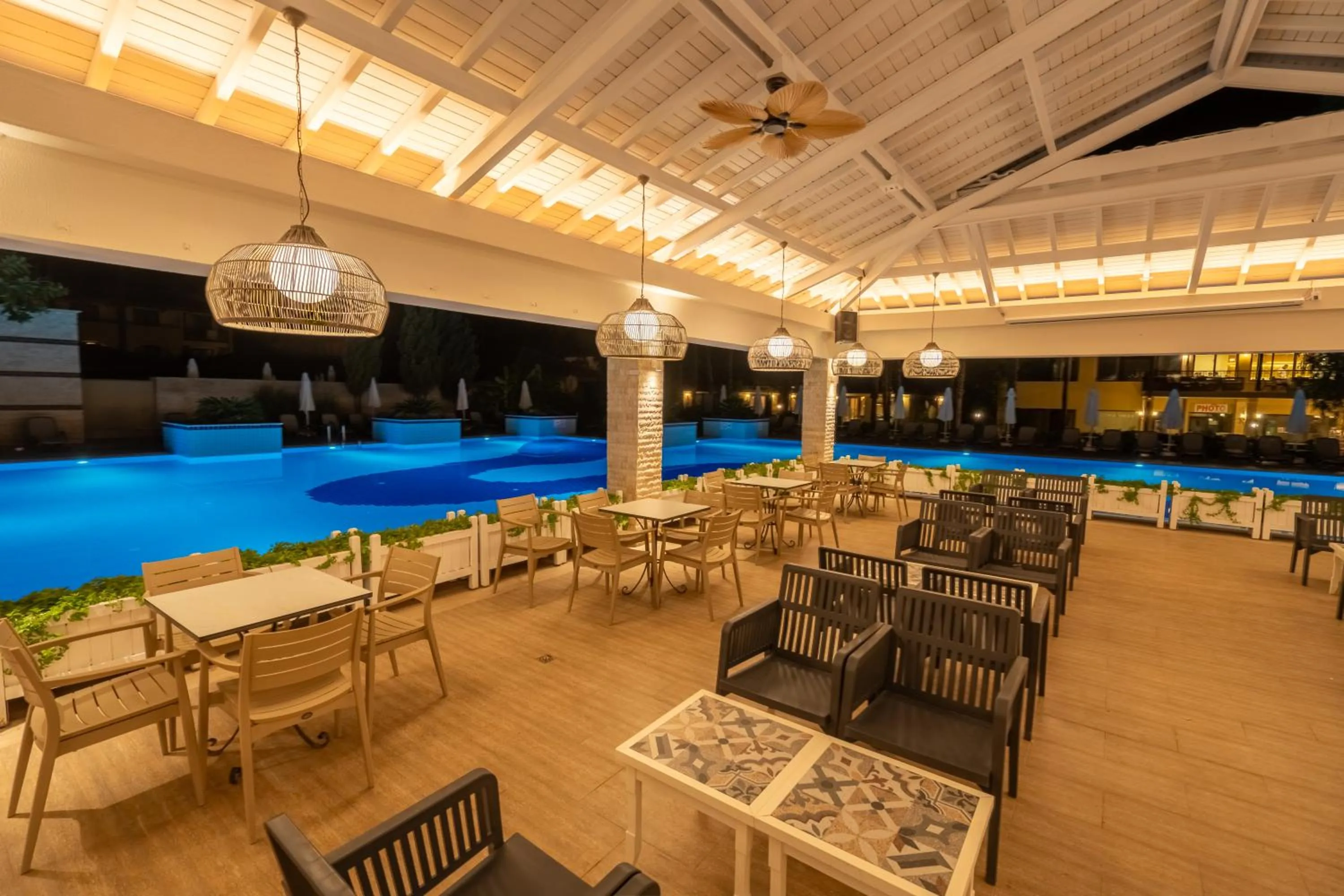 Pool view in Champion Holiday Village