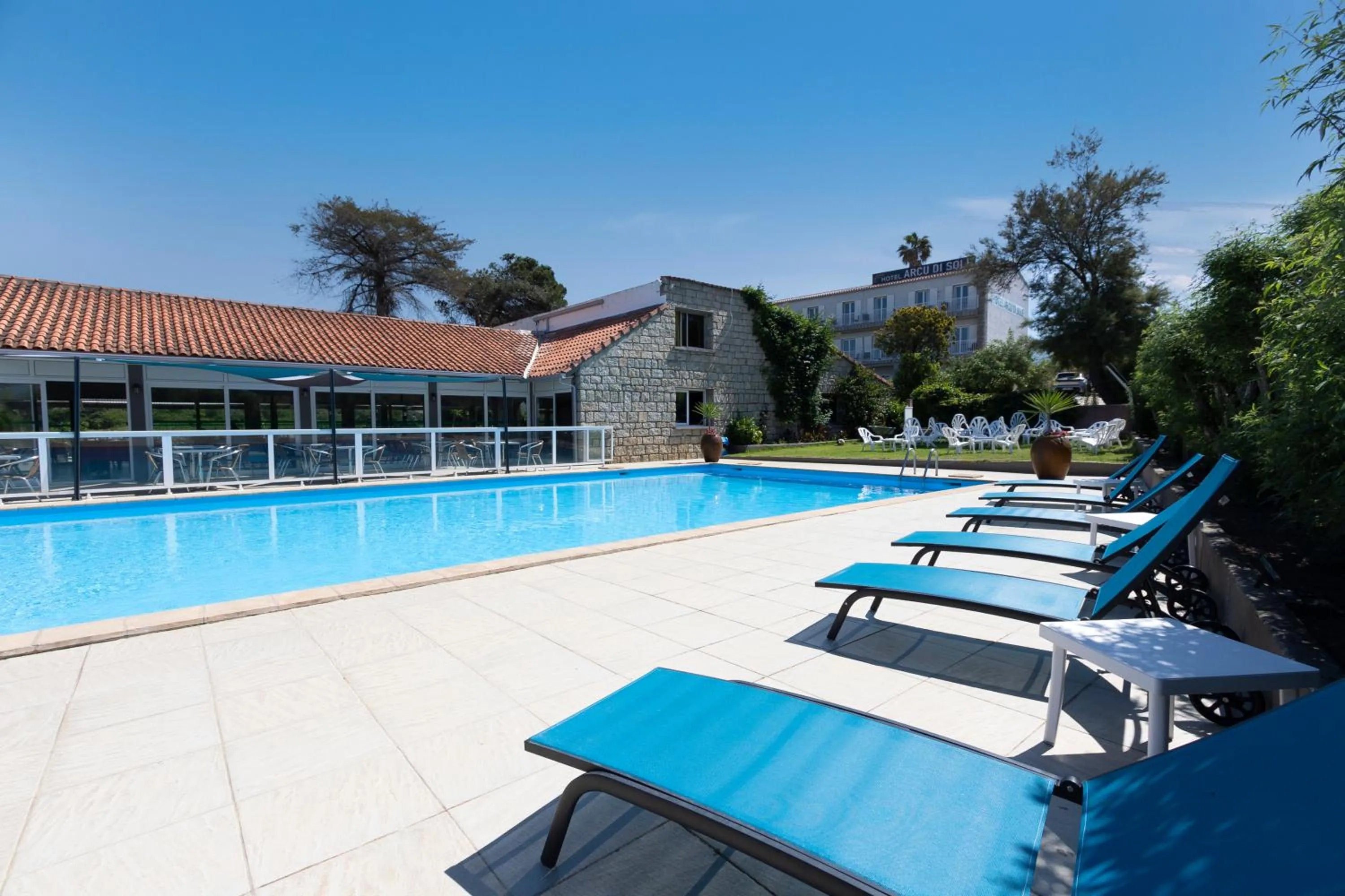 Swimming pool in Hotel Arcu Di Sole