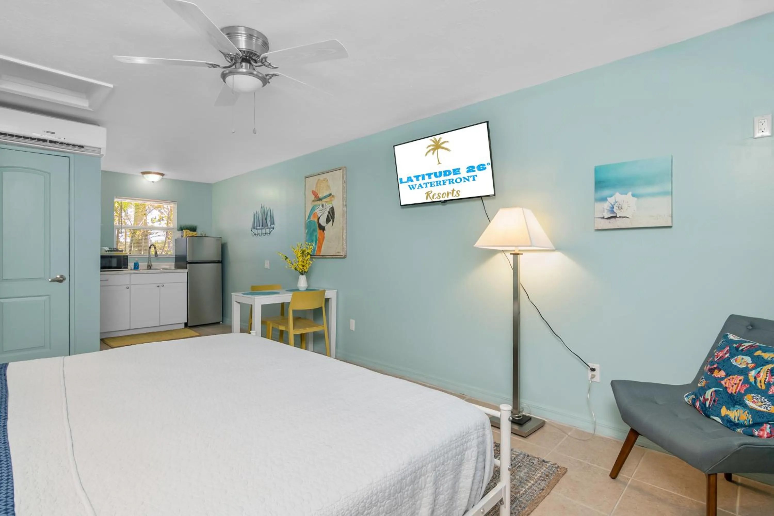 Photo of the whole room, Bed in Latitude 26 Waterfront Boutique Resort - Bonita Springs