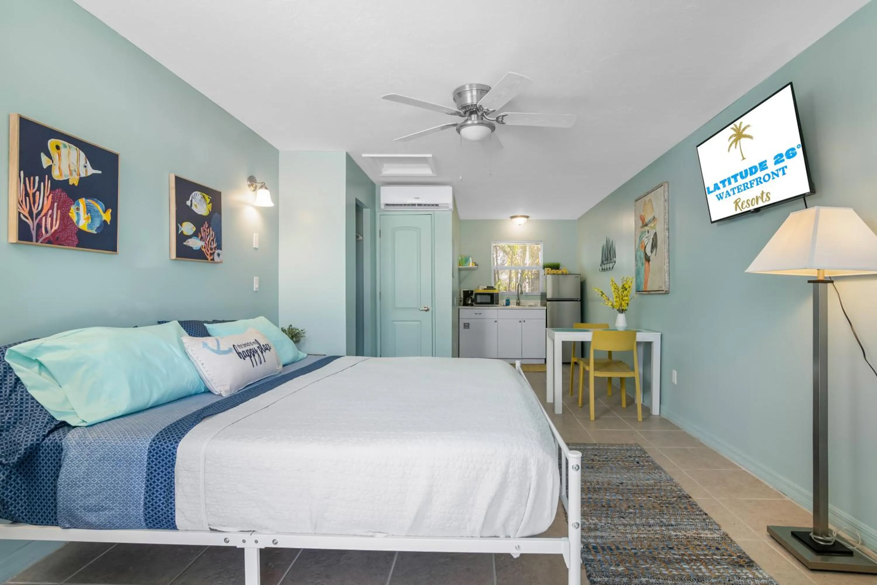 Photo of the whole room, Bed in Latitude 26 Waterfront Boutique Resort - Bonita Springs