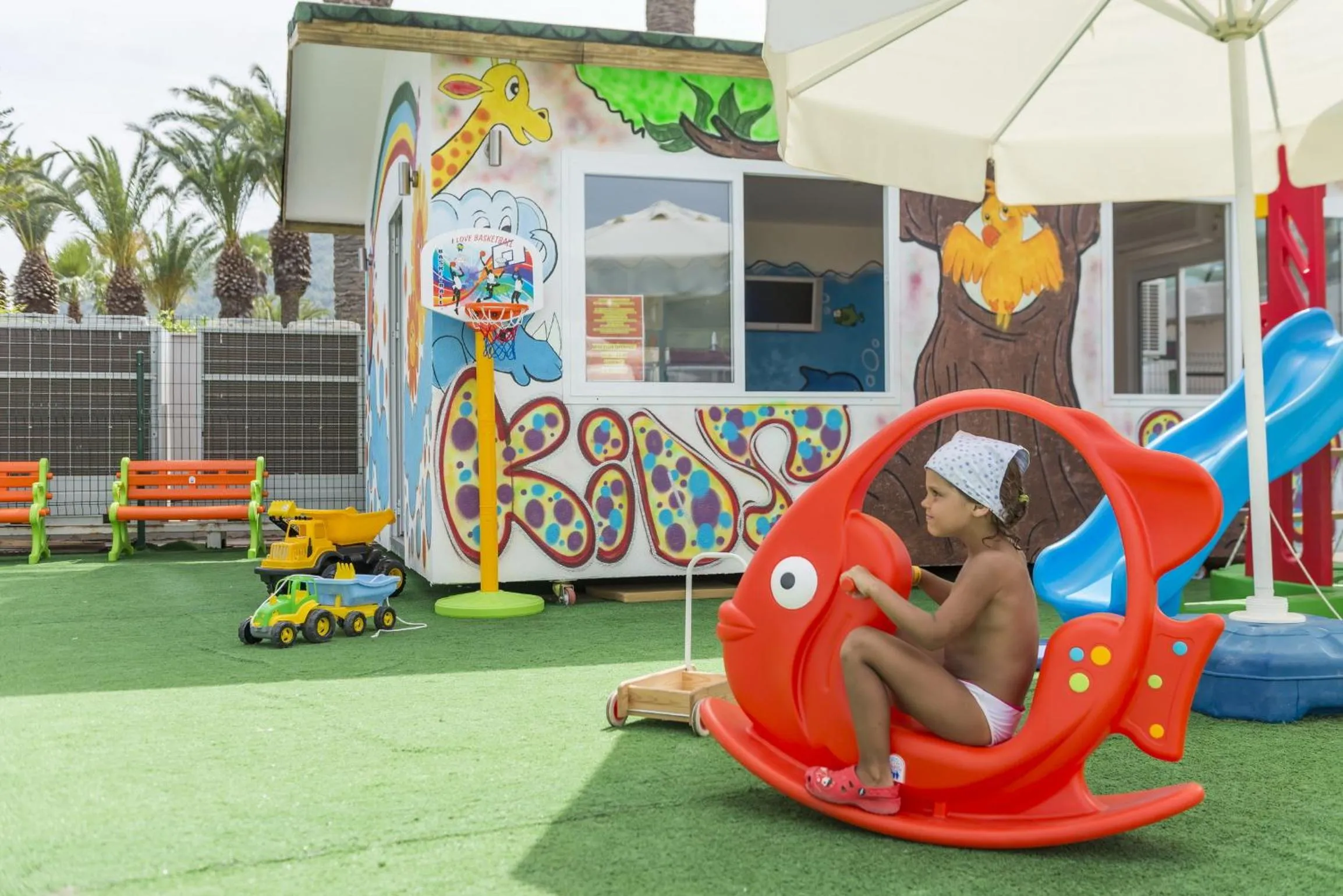 Children play ground in Pasa Beach Hotel
