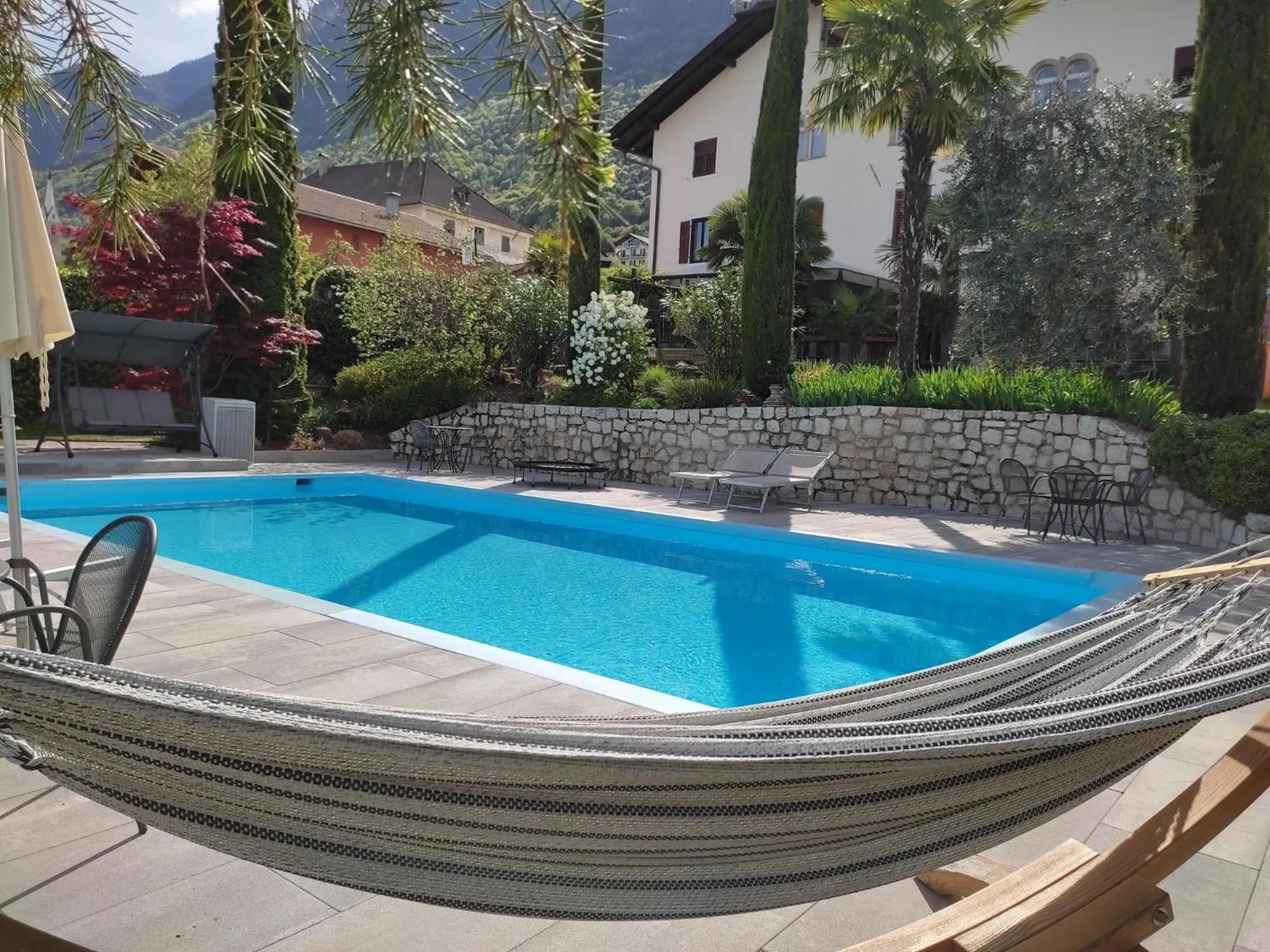 Swimming pool in Garni Brunnenhof