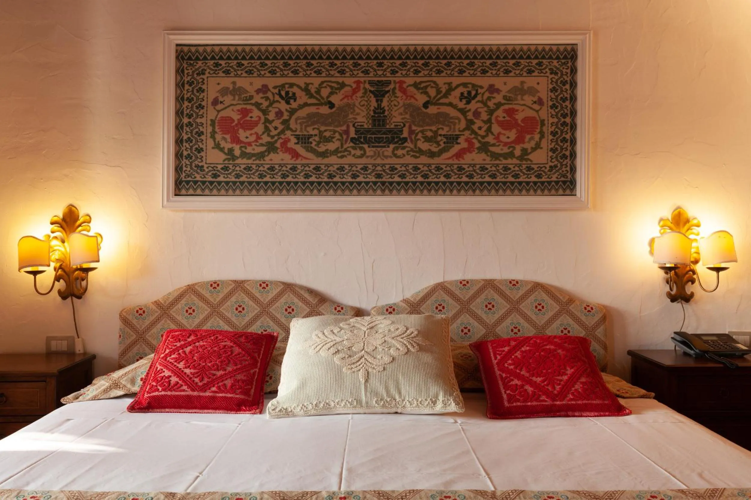 Bed in Nora Club Hotel & Spa