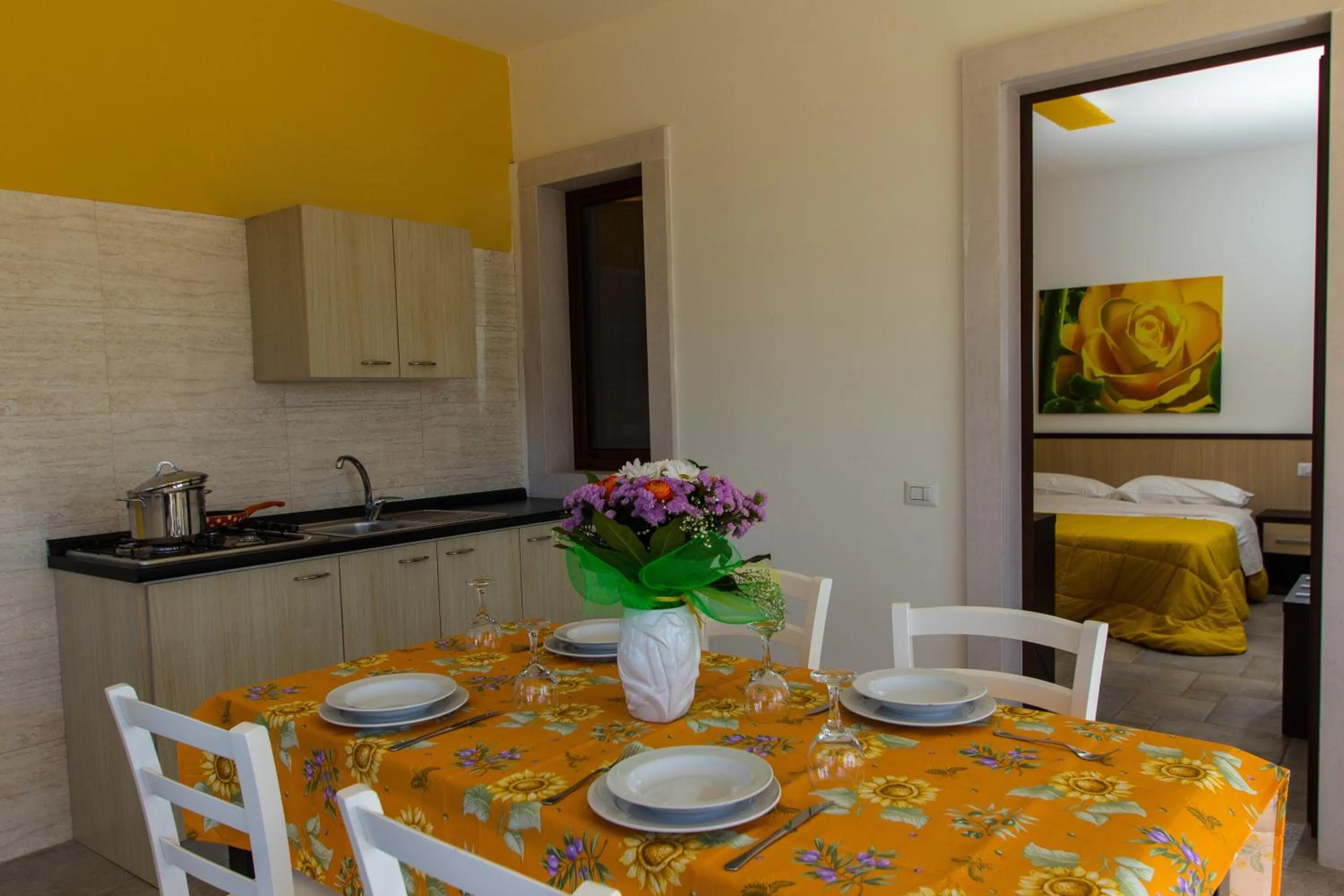 Dining area in Rifugio Delle Grotte