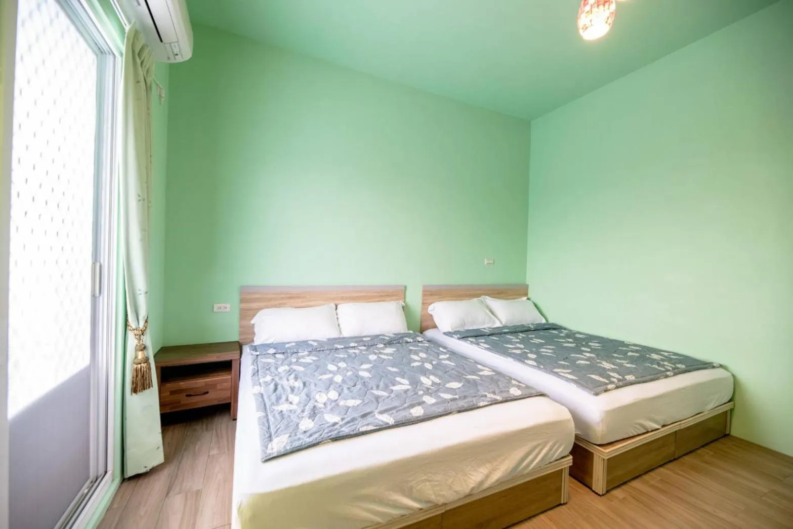 Bed in Penghu Color FIsh Homestay