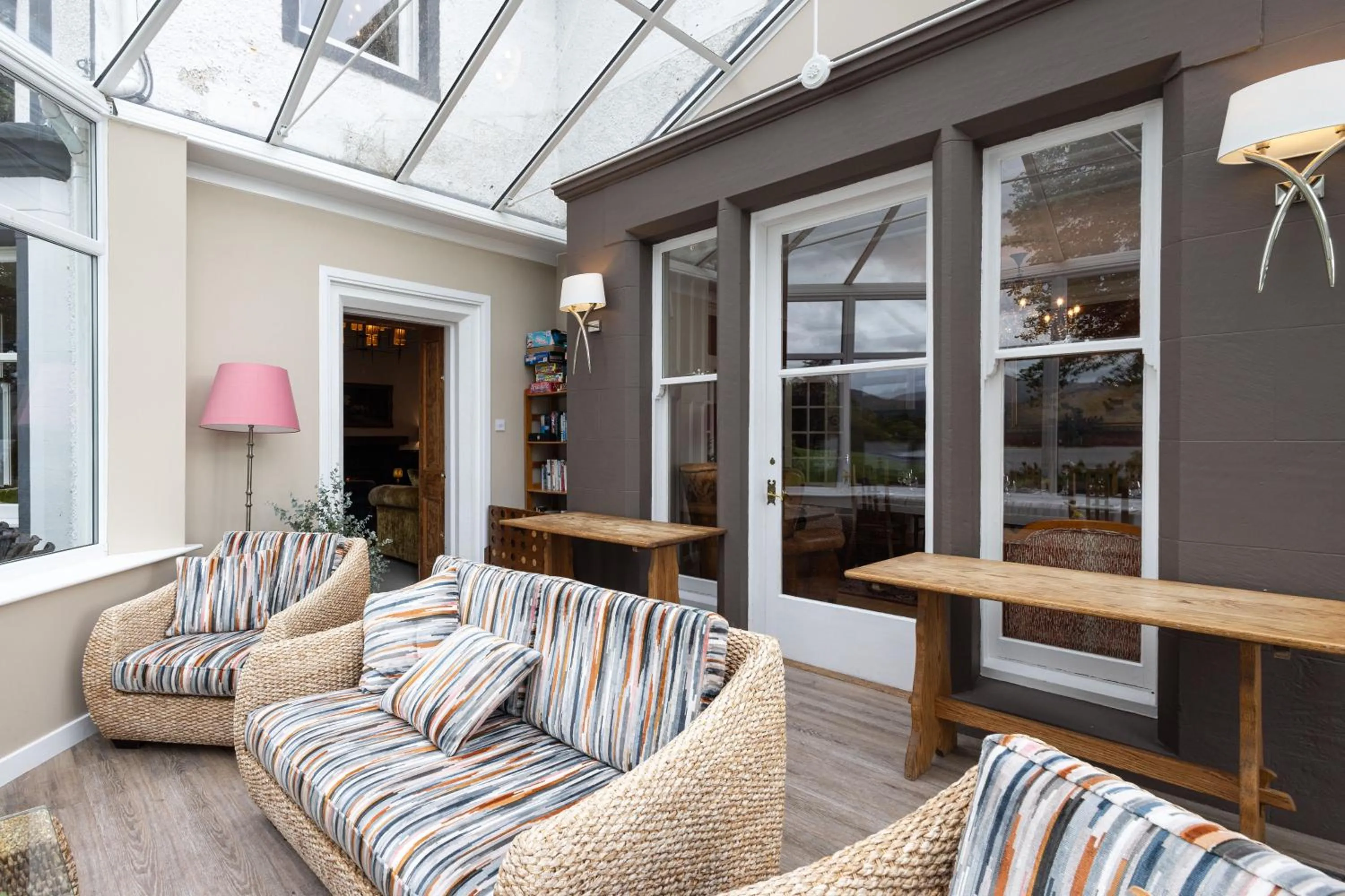 Seating area in Altskeith Country House