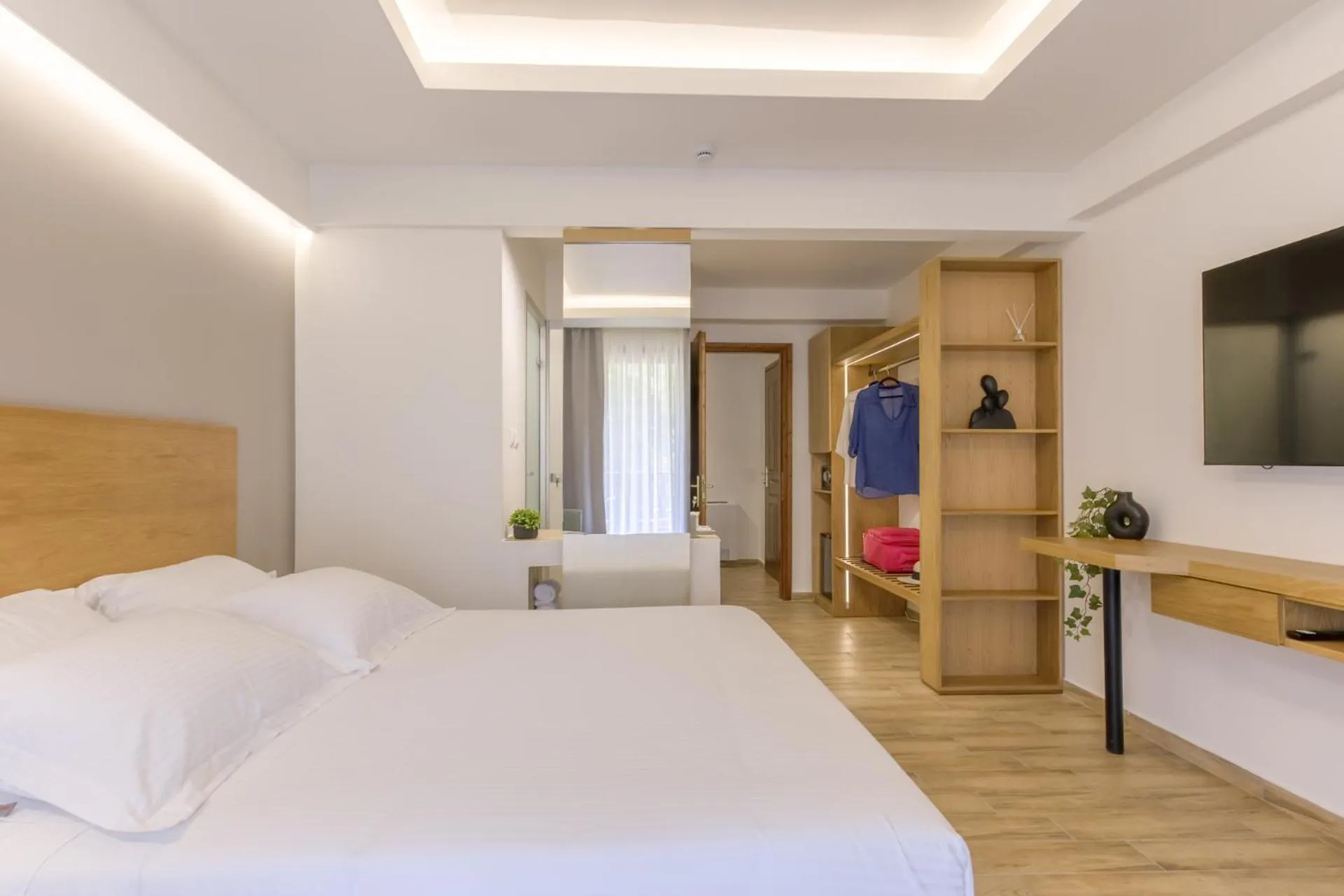 Bed in Arhontiko Liamas