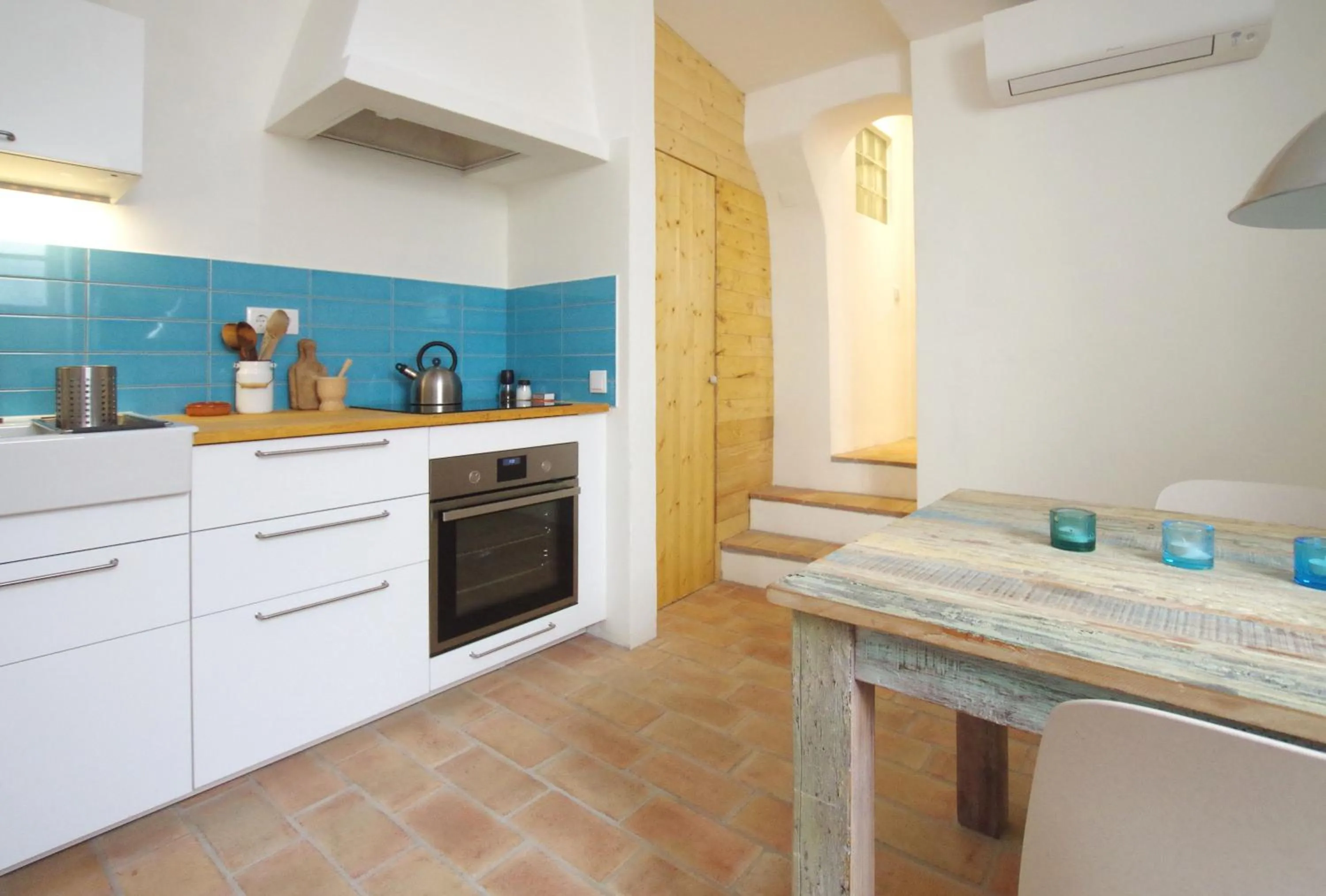 Kitchen or kitchenette in Casa Margarida Azul
