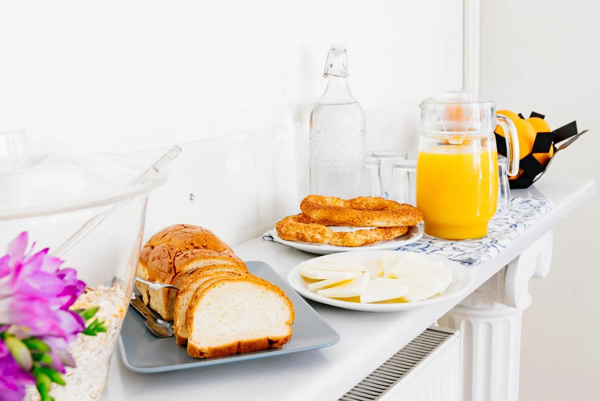 Continental breakfast in Phaedra Hotel