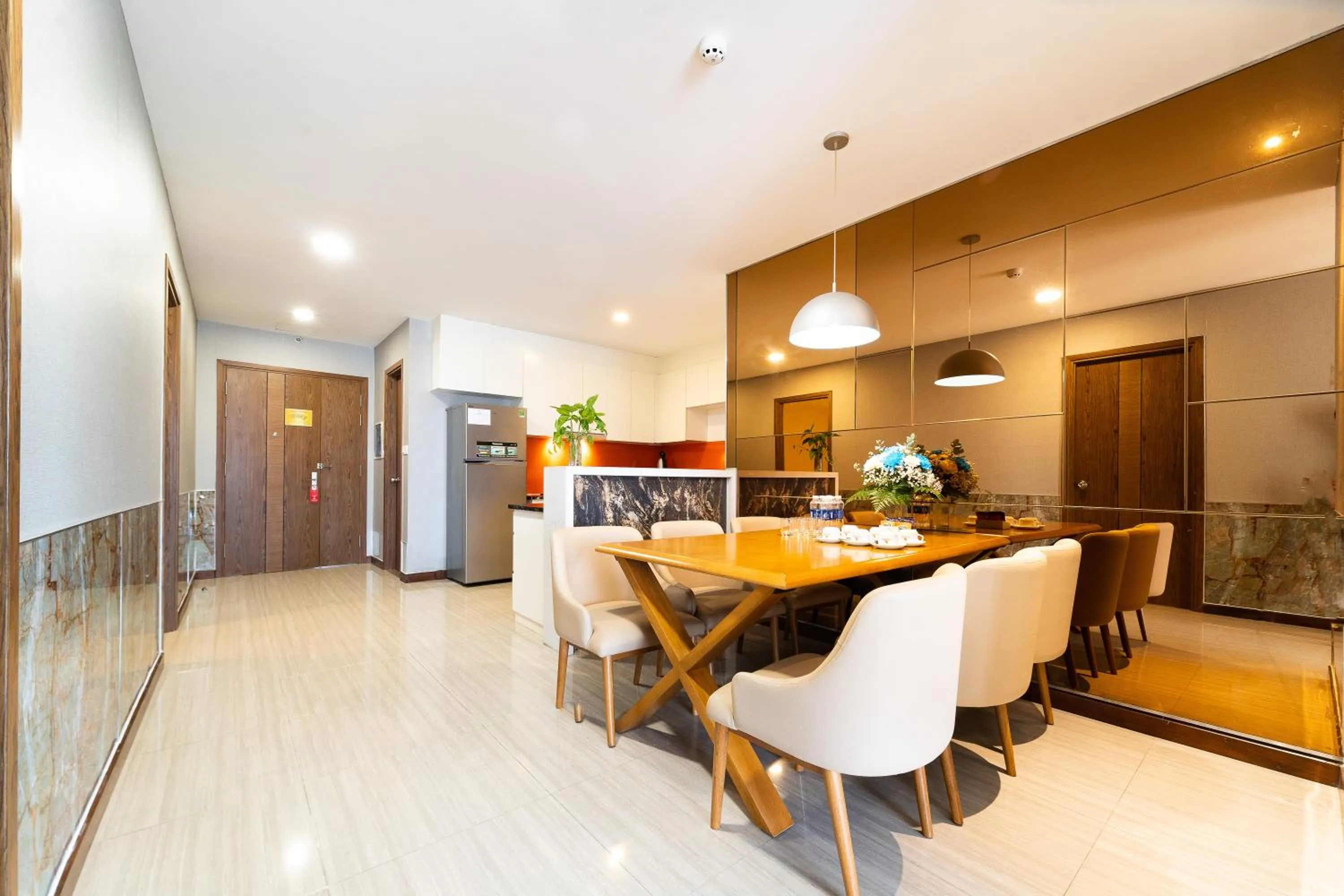 Dining area in DIC Star Landmark