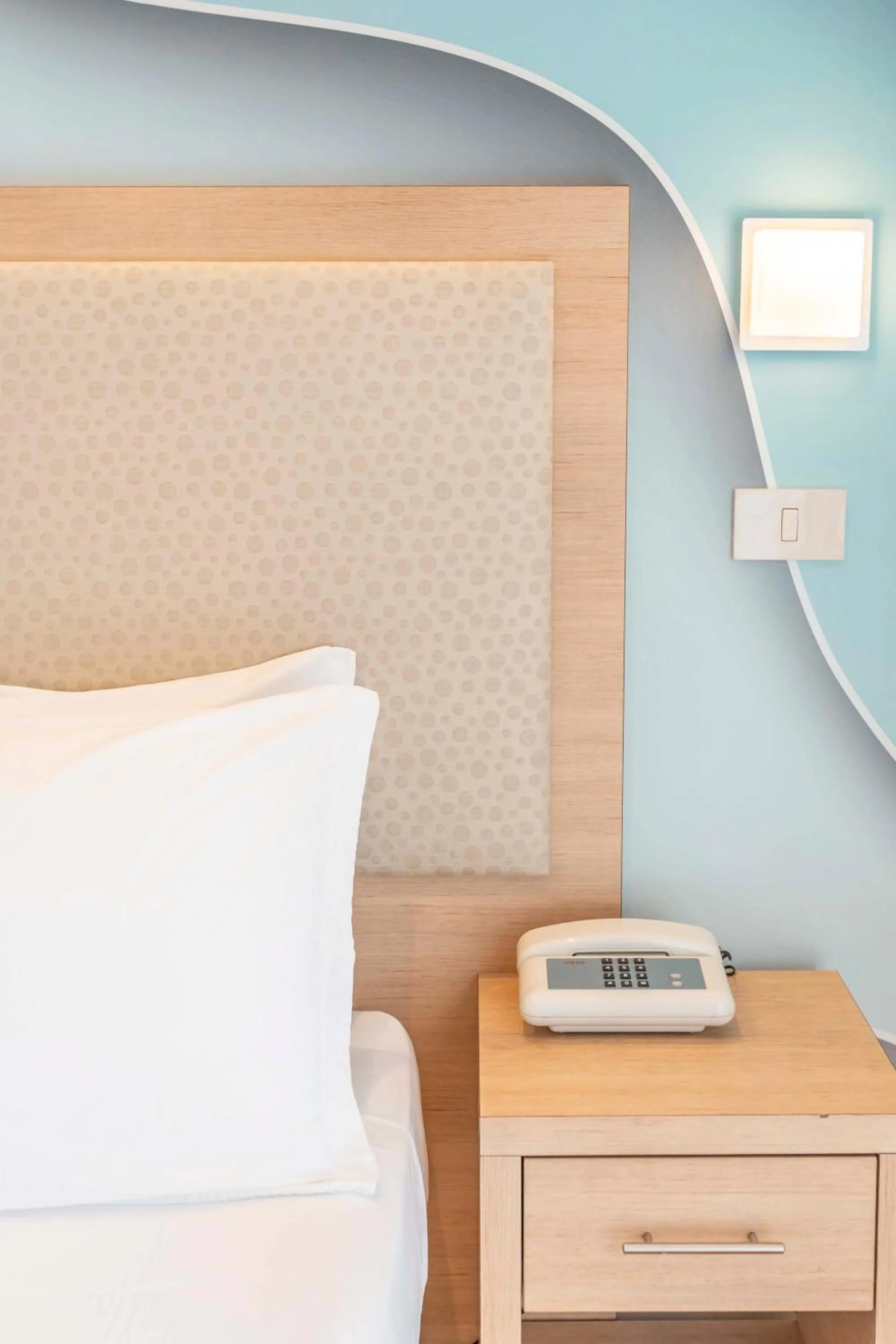 Decorative detail, Bed in Hotel City