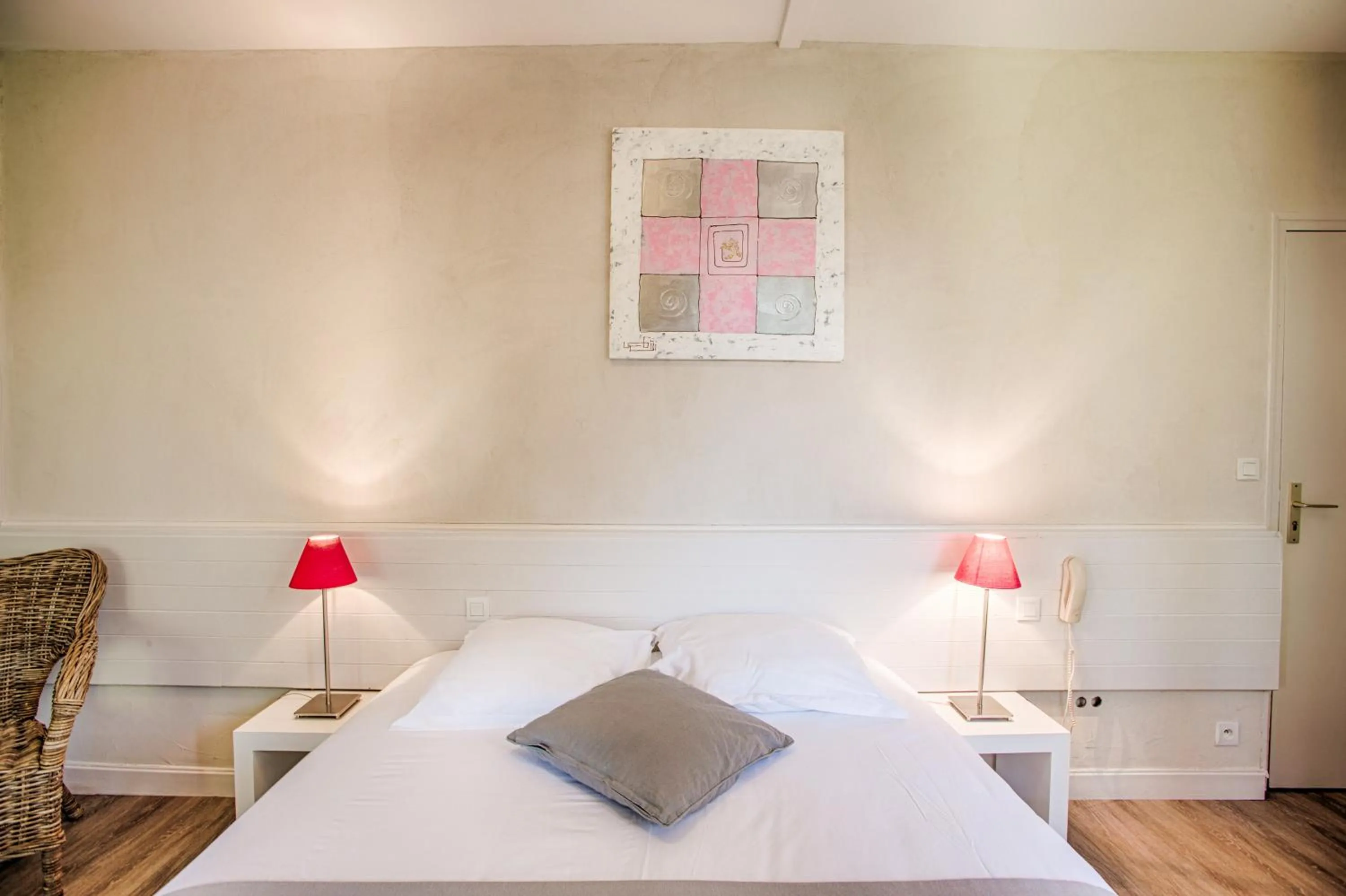 Bedroom, Bed in Logis Hôtel Restaurant L'Ile de Sées