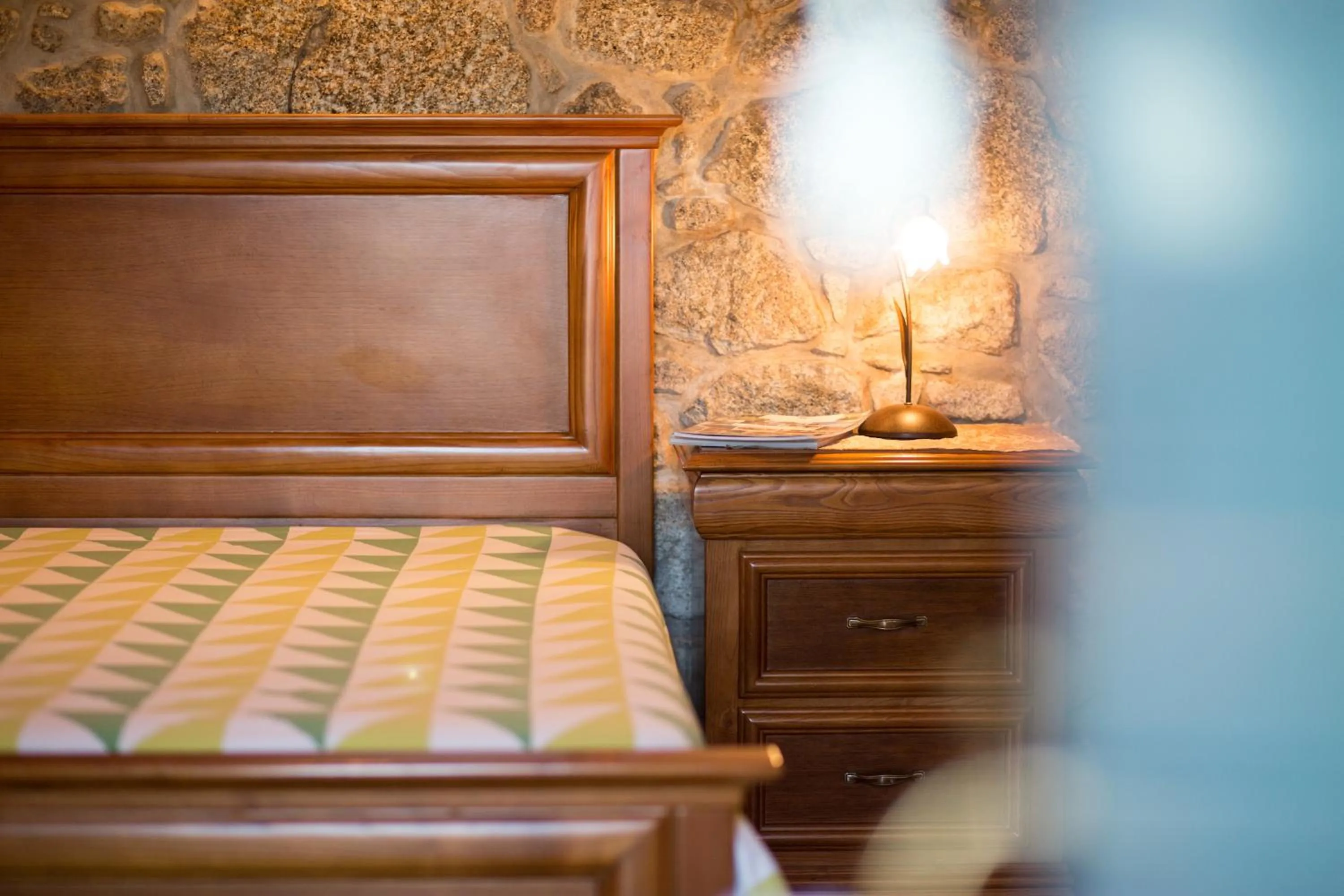 Decorative detail, Bed in Quinta Sao Miguel de Arcos