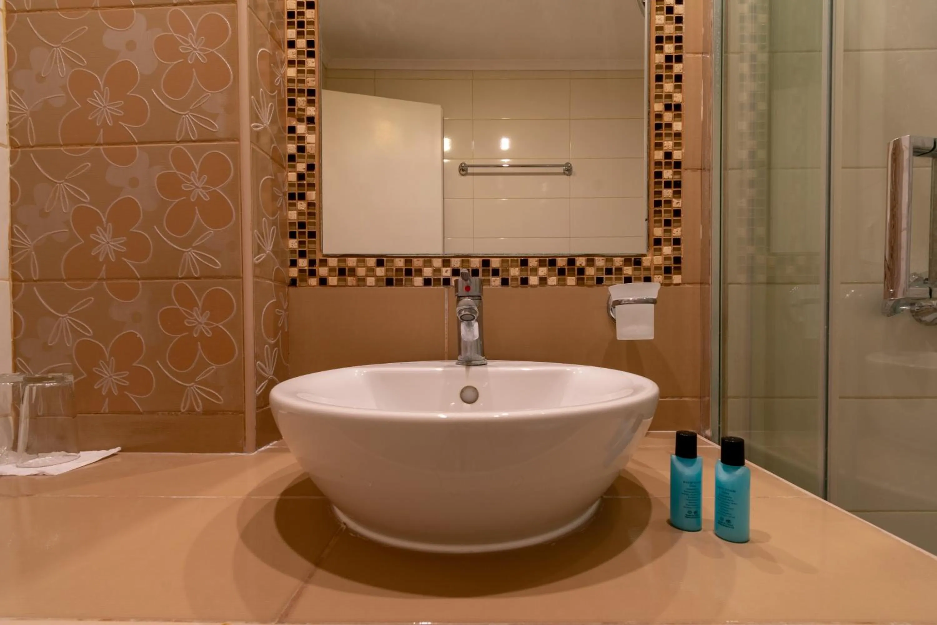 Shower in Aegli Hotel