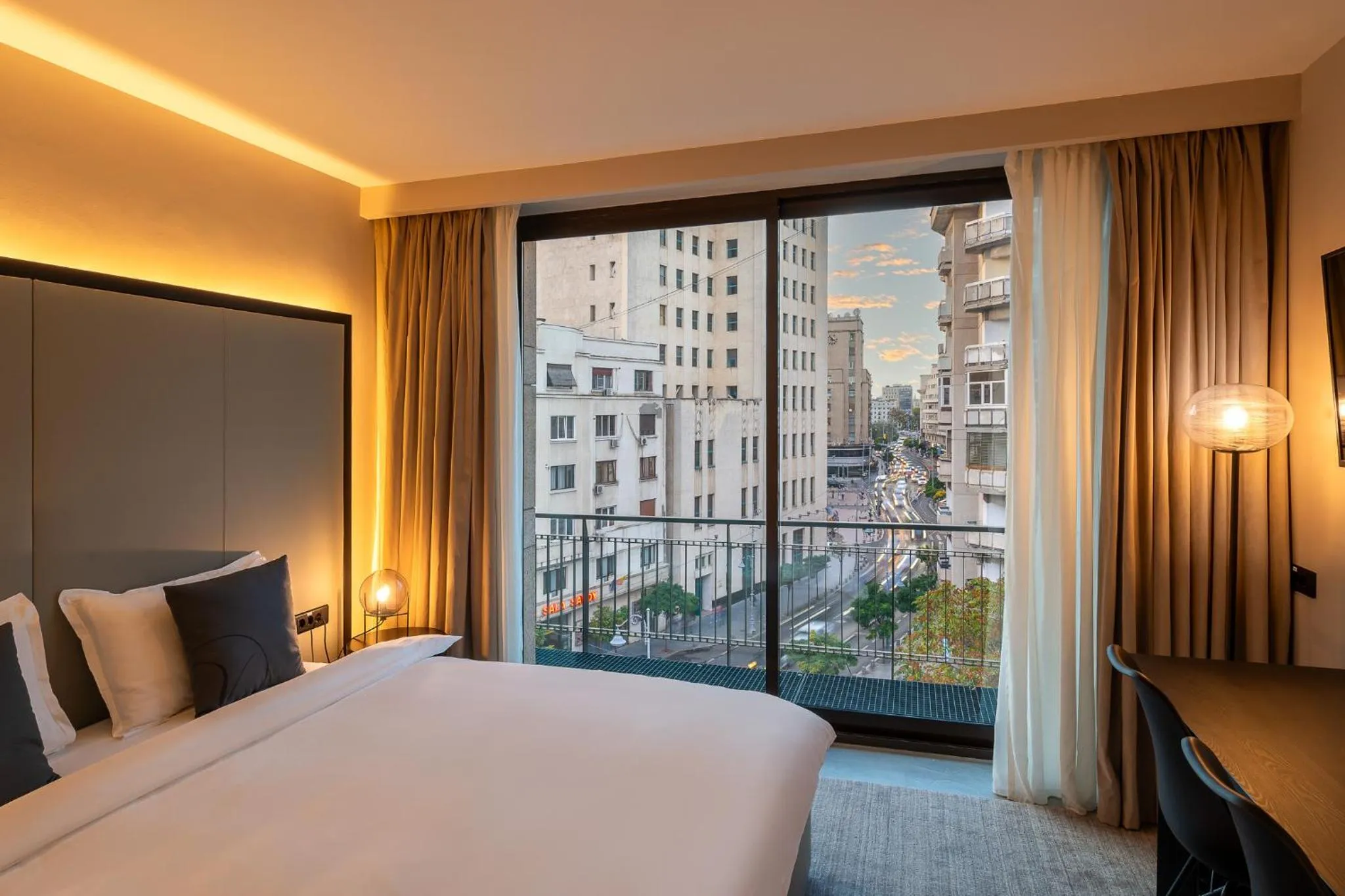 Bed in VISIONAPARTMENTS Bucharest Calea Victoriei