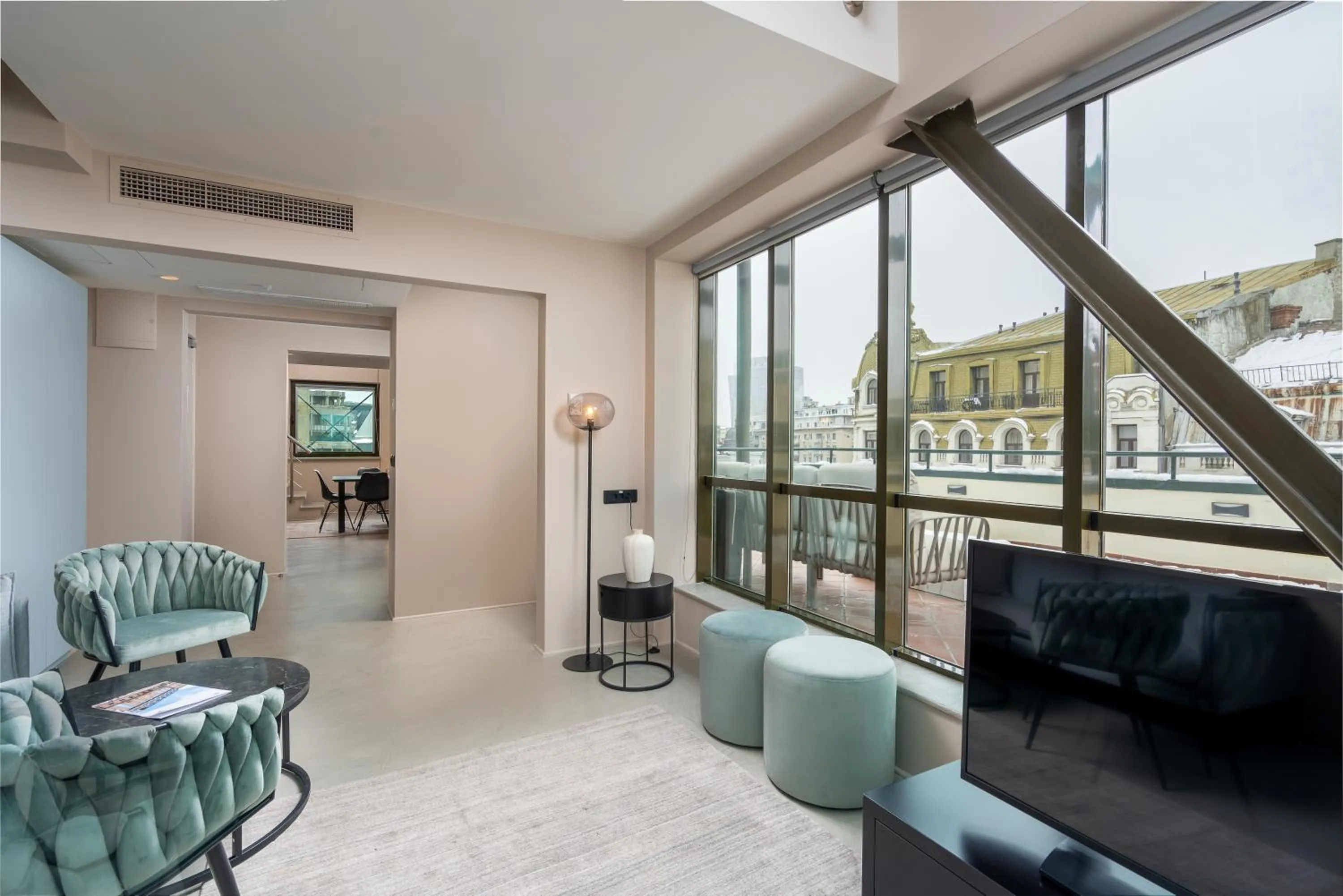 TV and multimedia in VISIONAPARTMENTS Bucharest Calea Victoriei