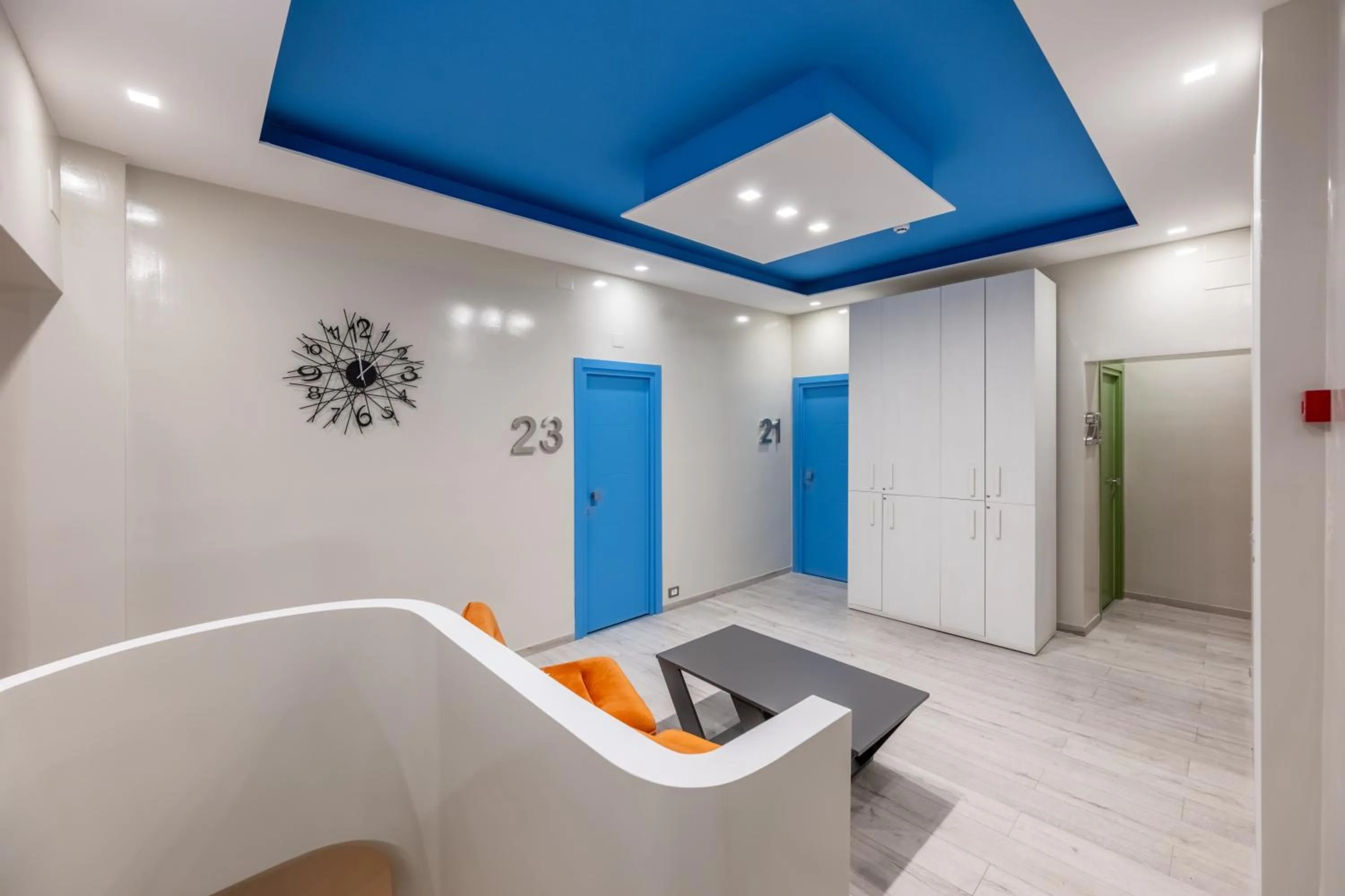 Seating area in Hotel Fiume