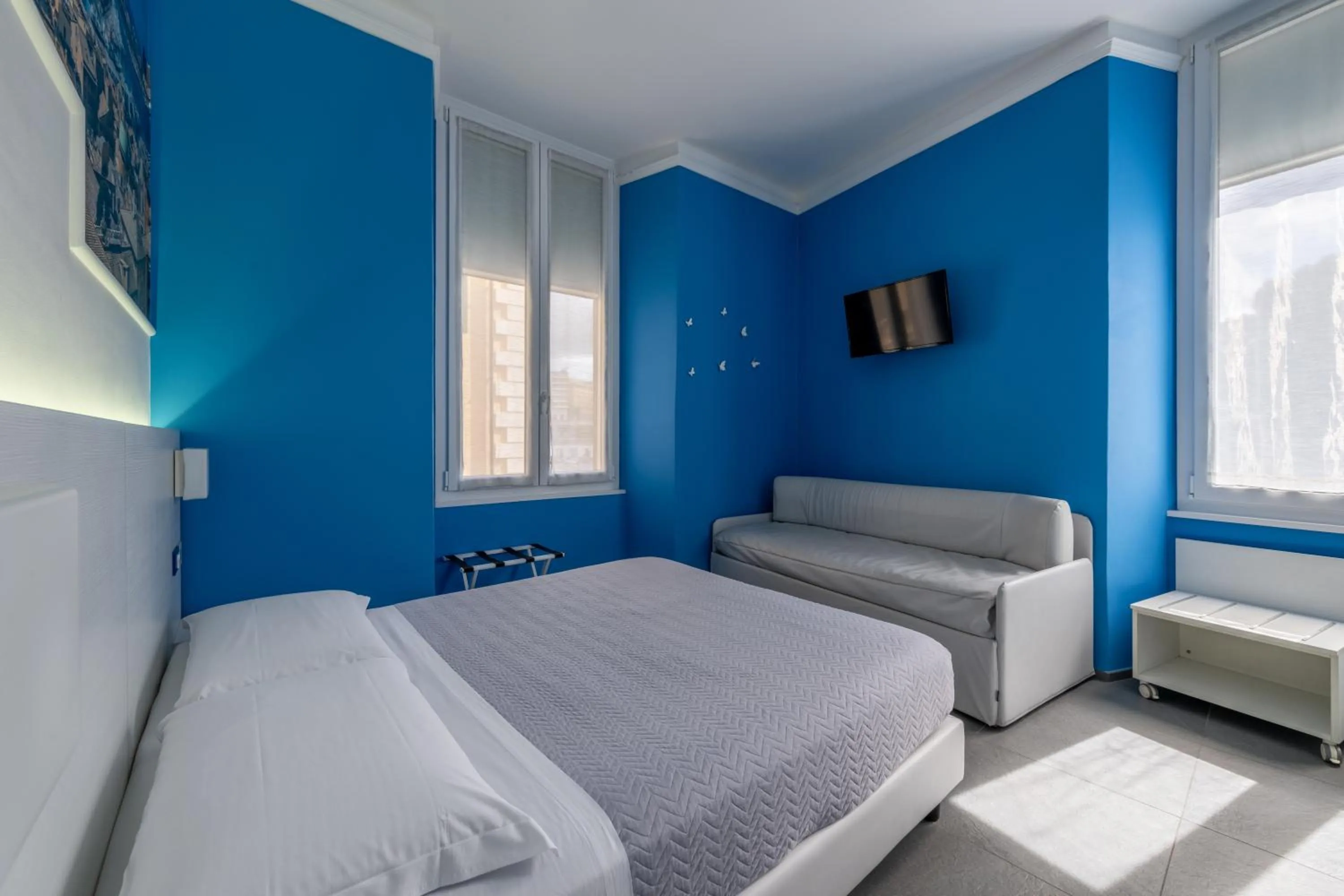 Bedroom, Bed in Hotel Fiume