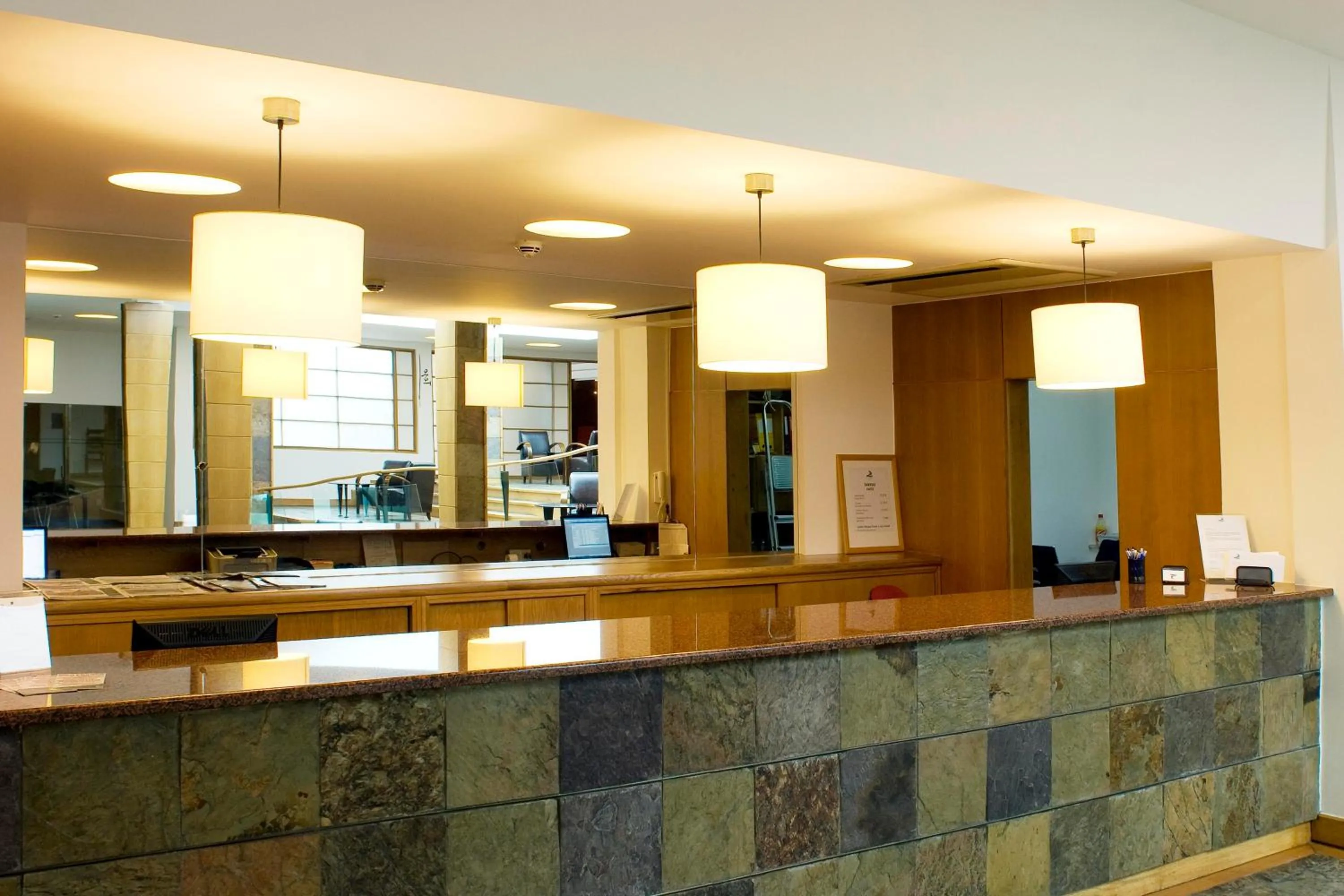 Lobby or reception in Leziria Parque Hotel