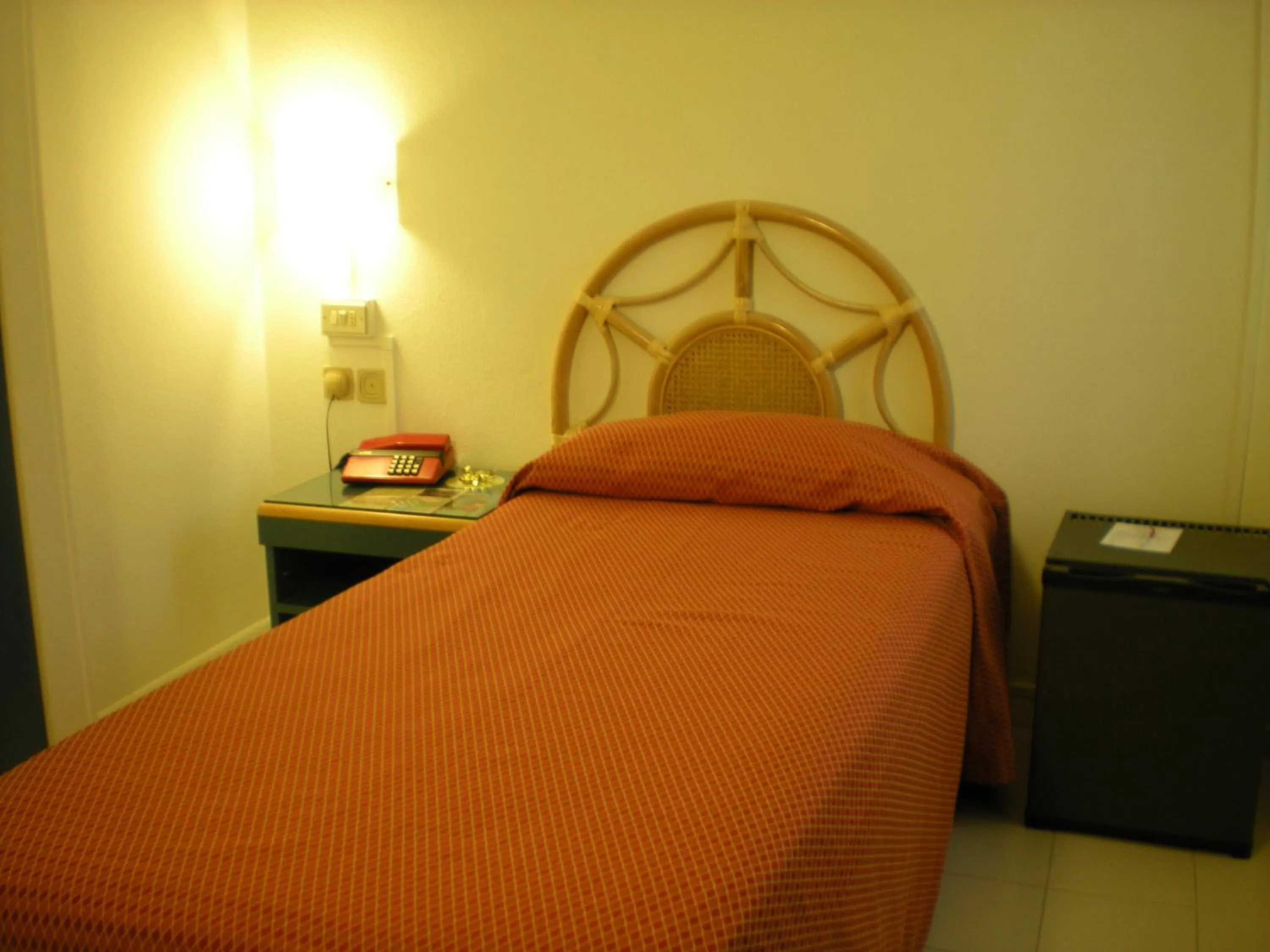 Bed in Hotel Palme