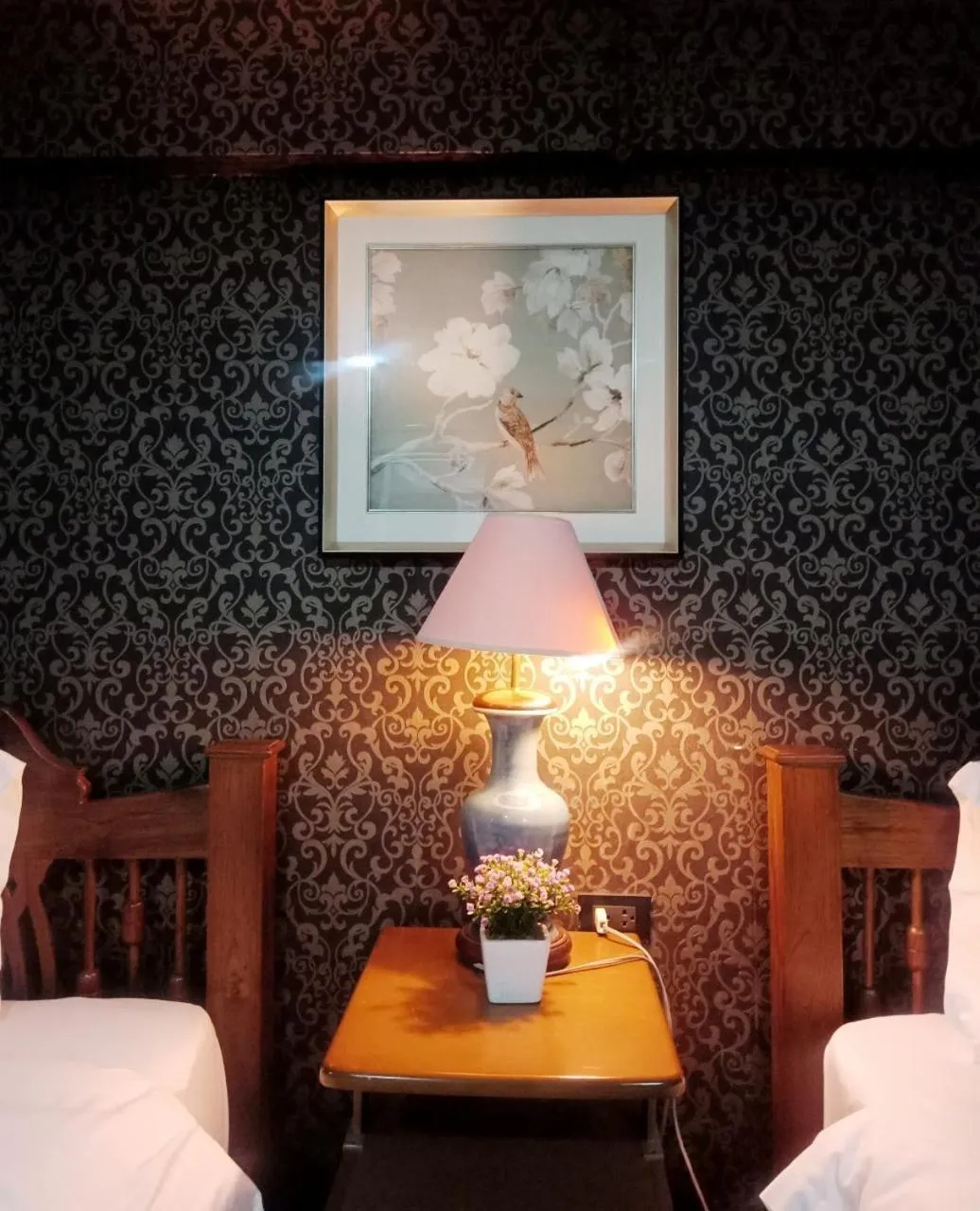 Bed in A Lanna Boutique House