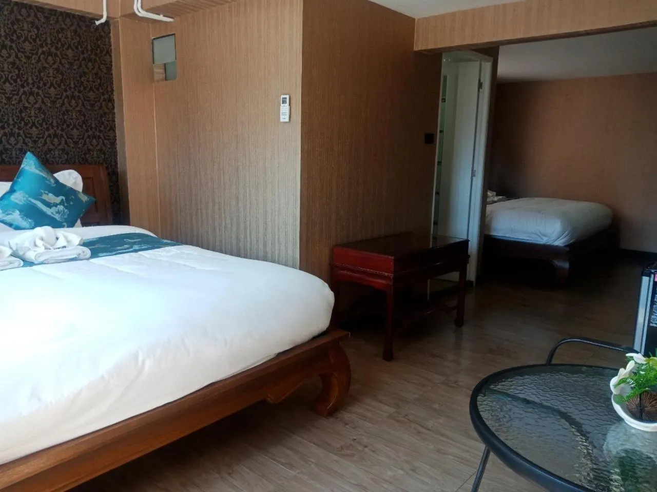 Bed in A Lanna Boutique House