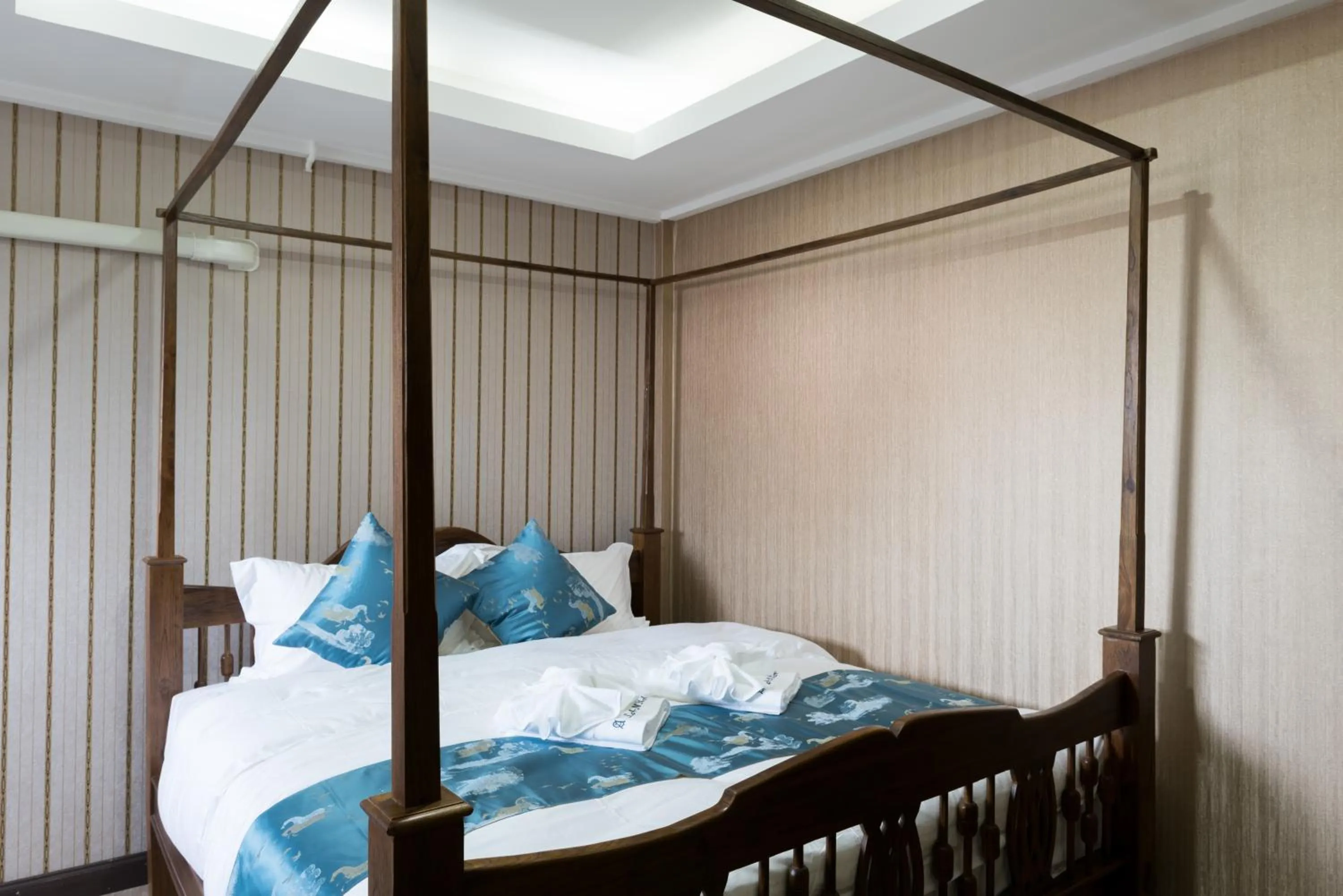 Bed in A Lanna Boutique House