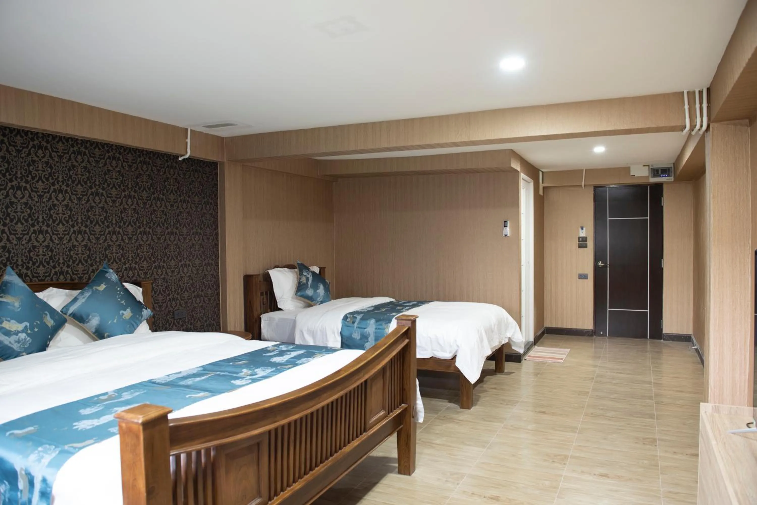 Bed in A Lanna Boutique House