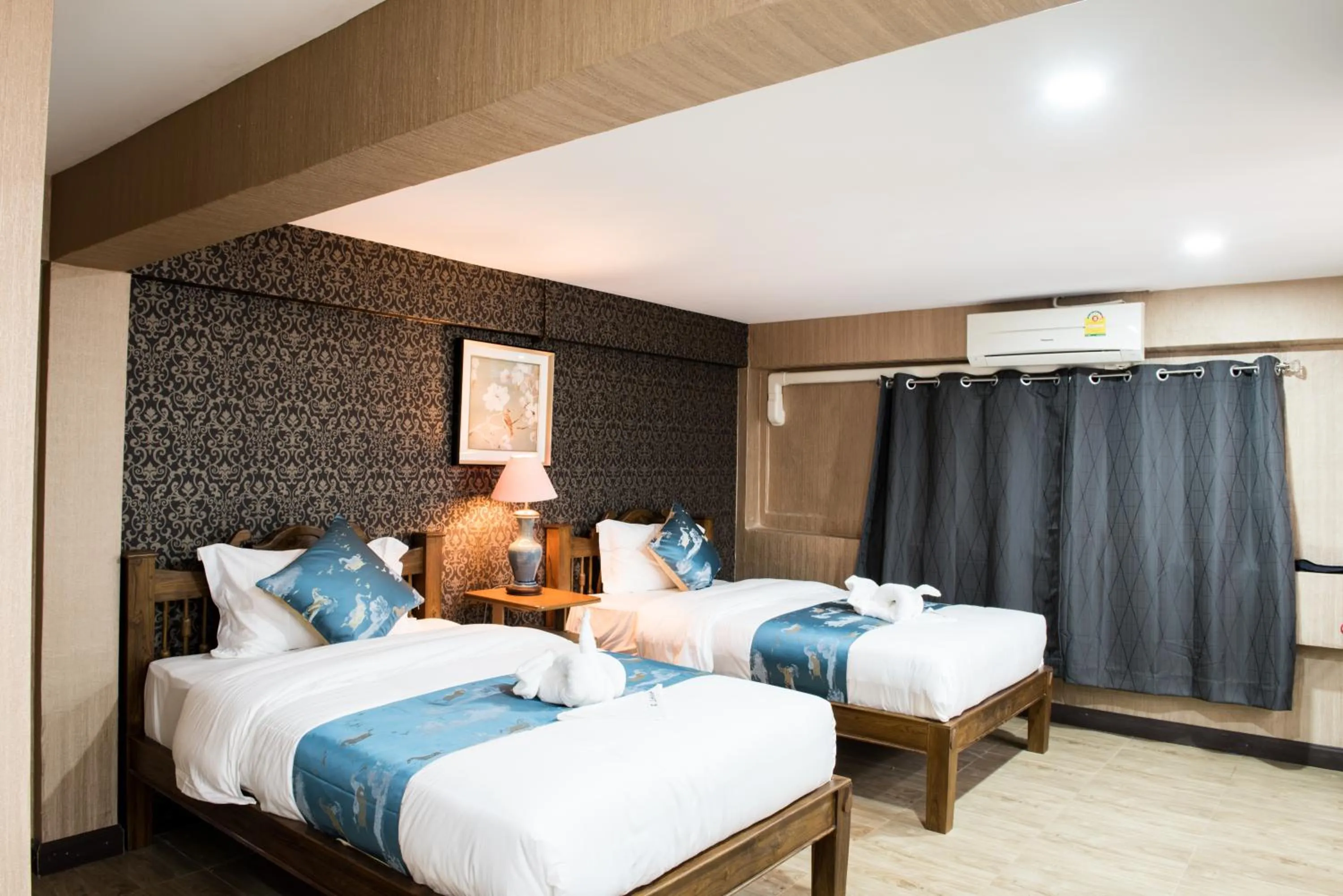 Bed in A Lanna Boutique House