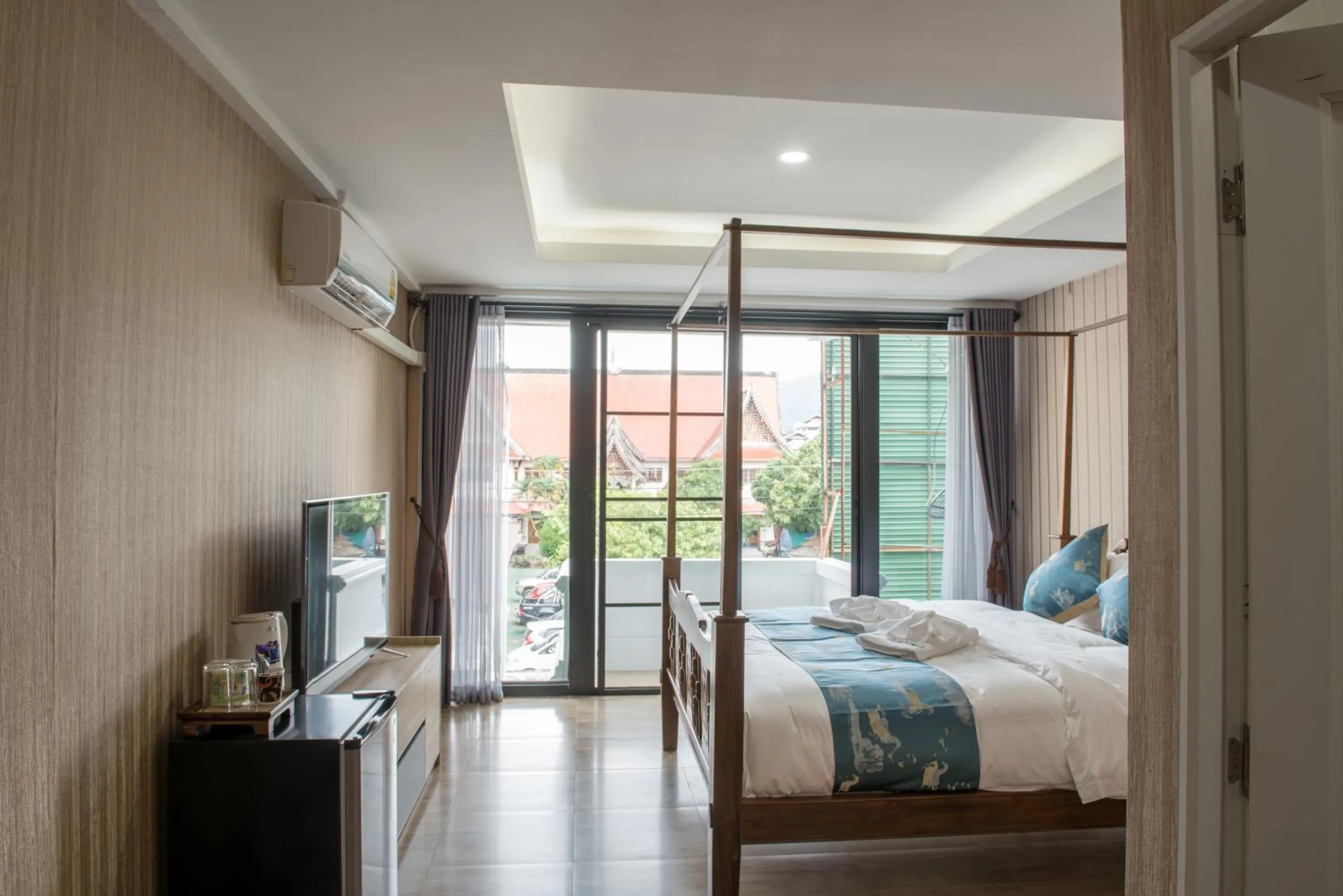 Bed in A Lanna Boutique House