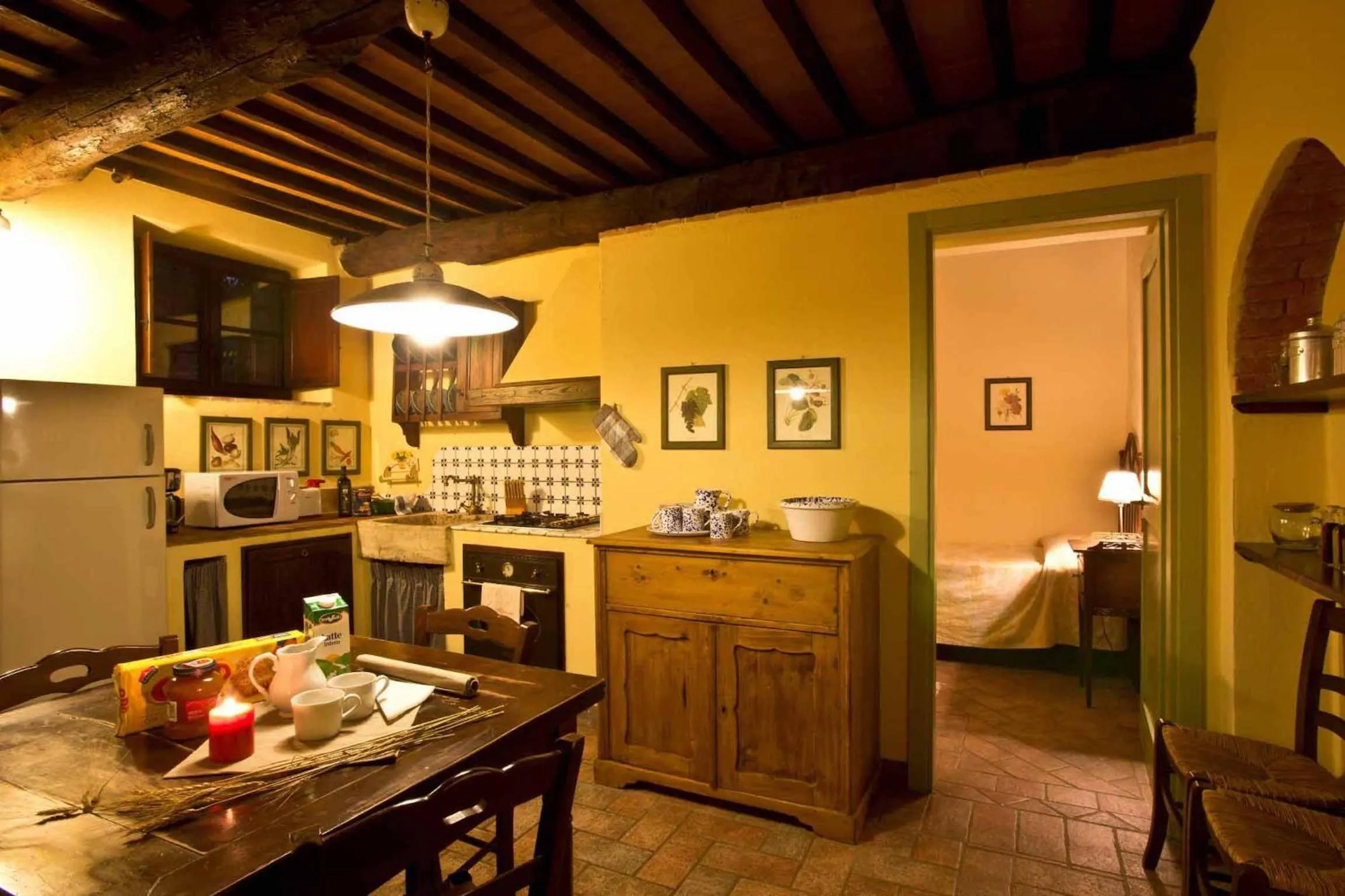 Kitchen or kitchenette in Le Mascie