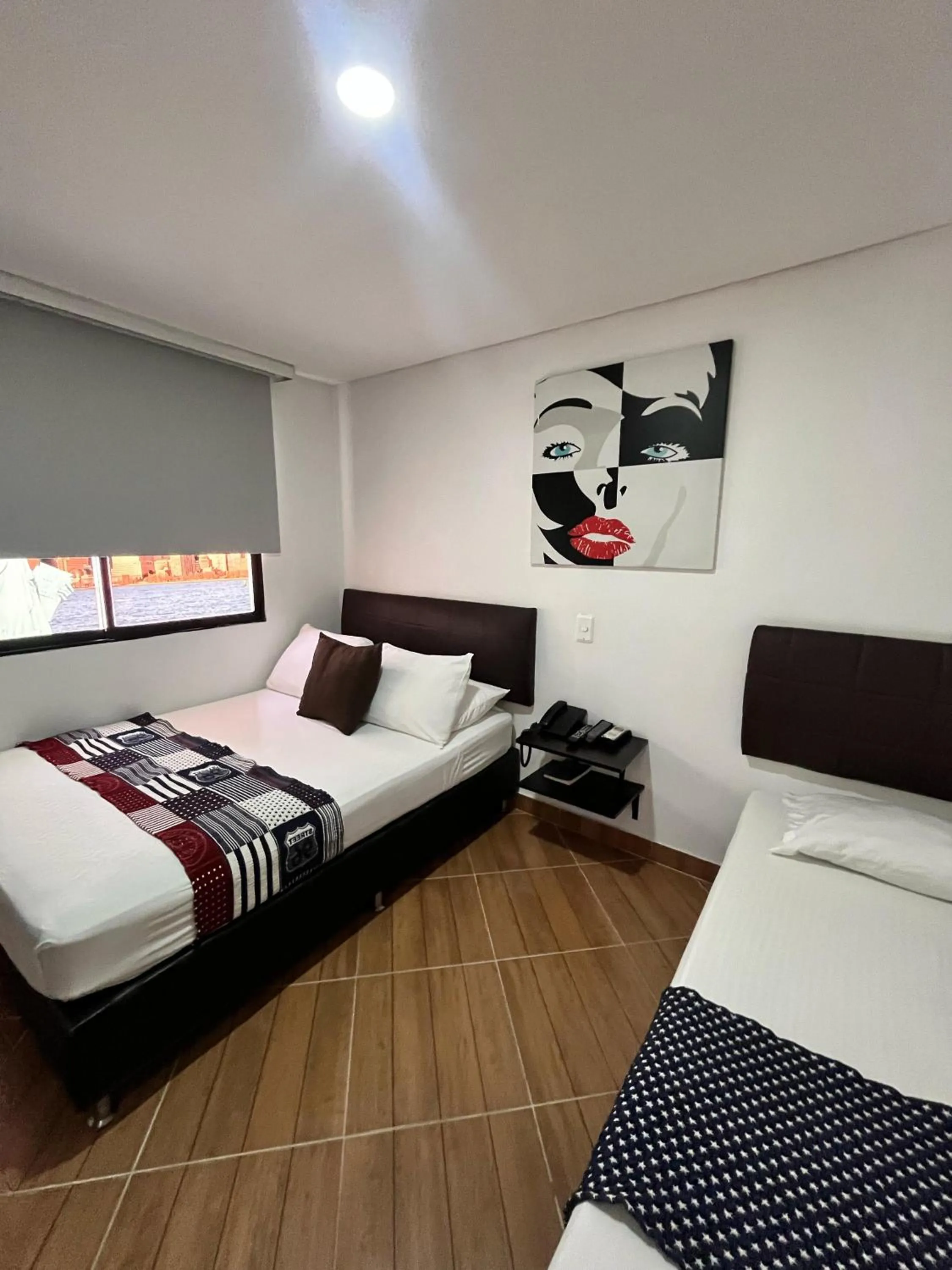 Bedroom, Bed in Hotel Quinta Avenida