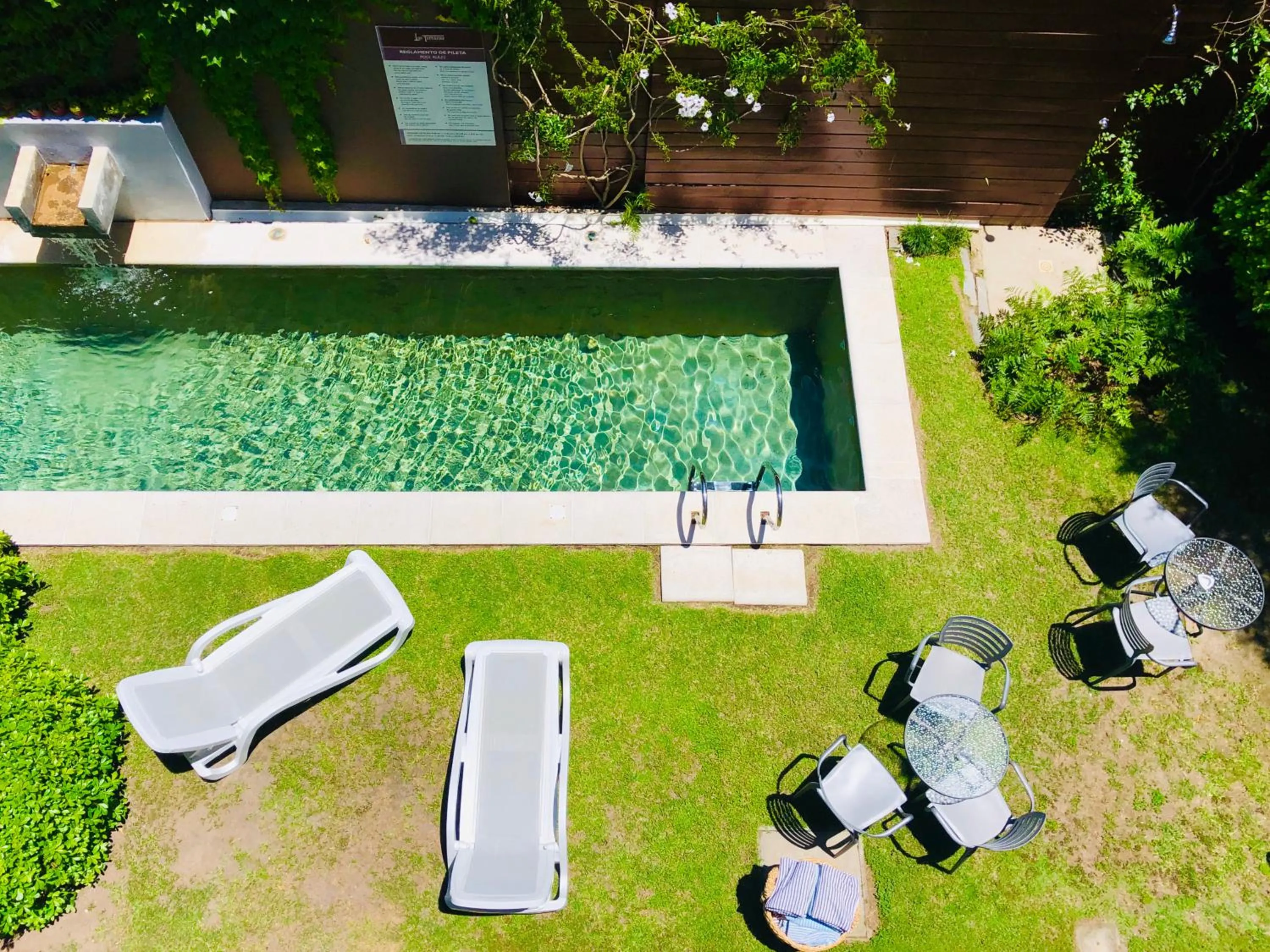 Garden view in Posada Boutique Las Terrazas