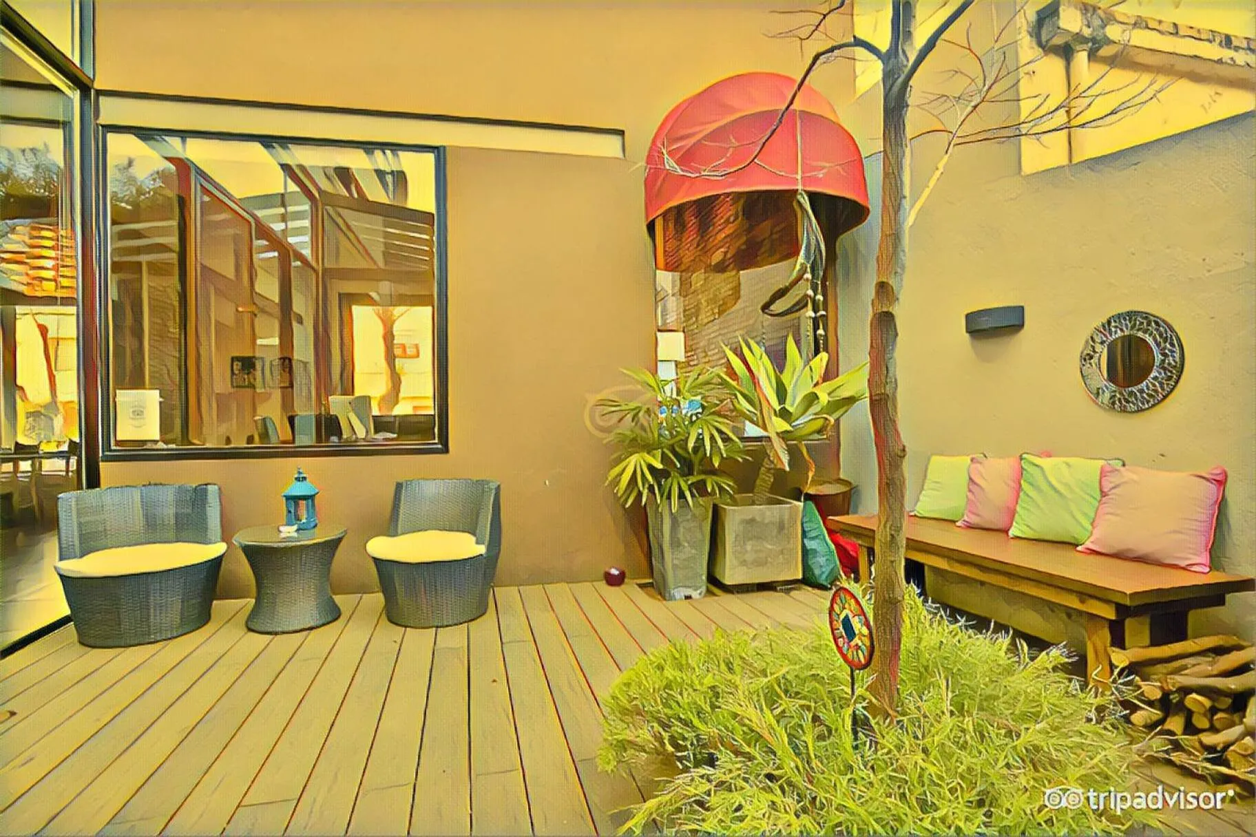 Patio in Posada Boutique Las Terrazas