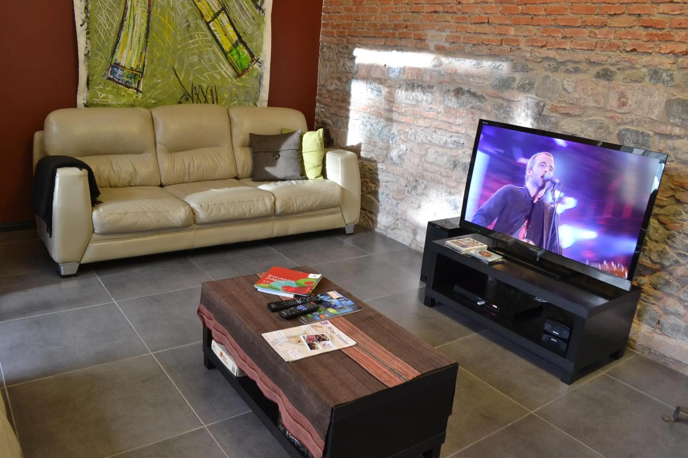 Communal lounge/ TV room in Posada Boutique Las Terrazas