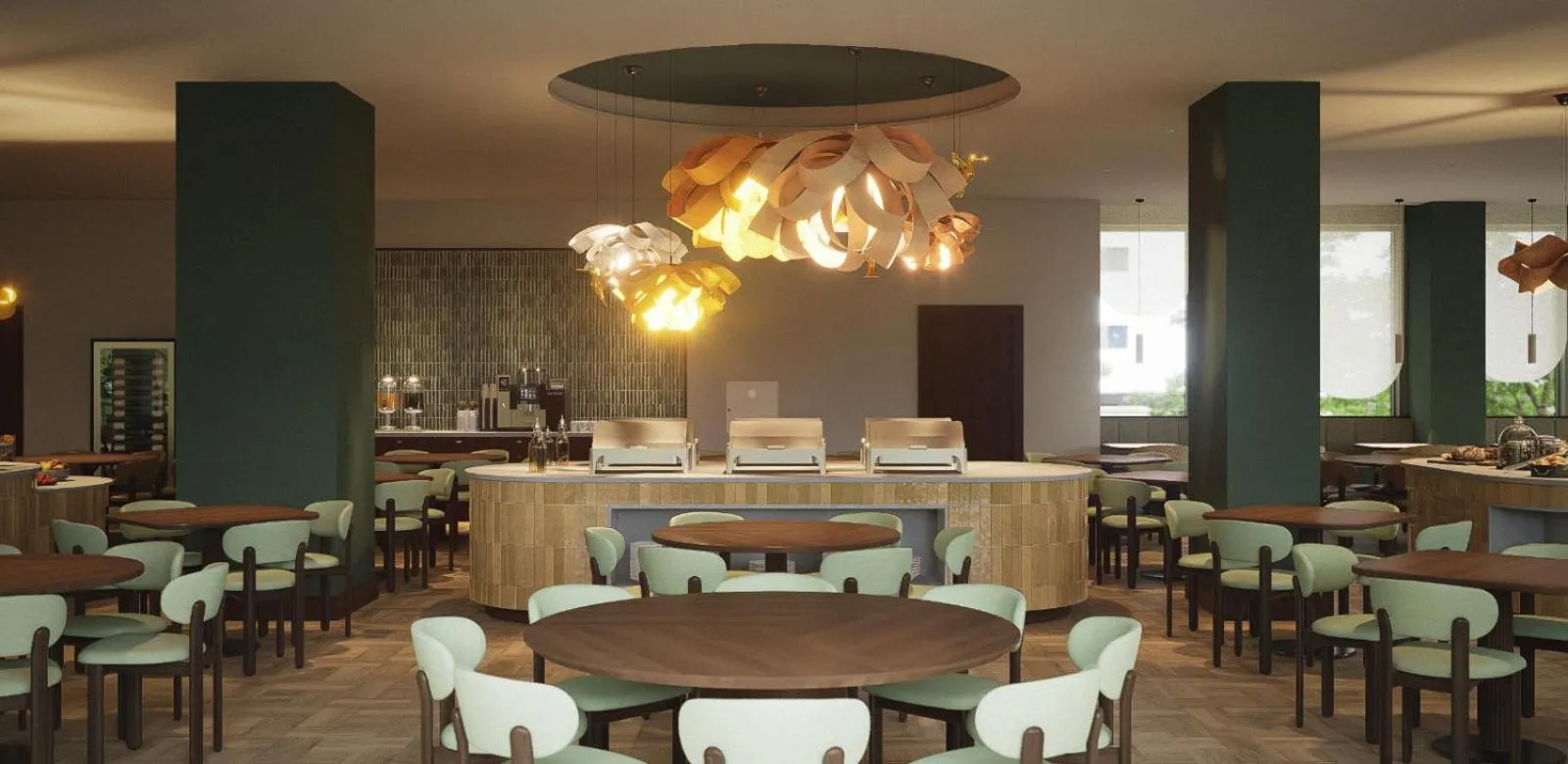 Restaurant/places to eat in Sao Miguel Park Hotel