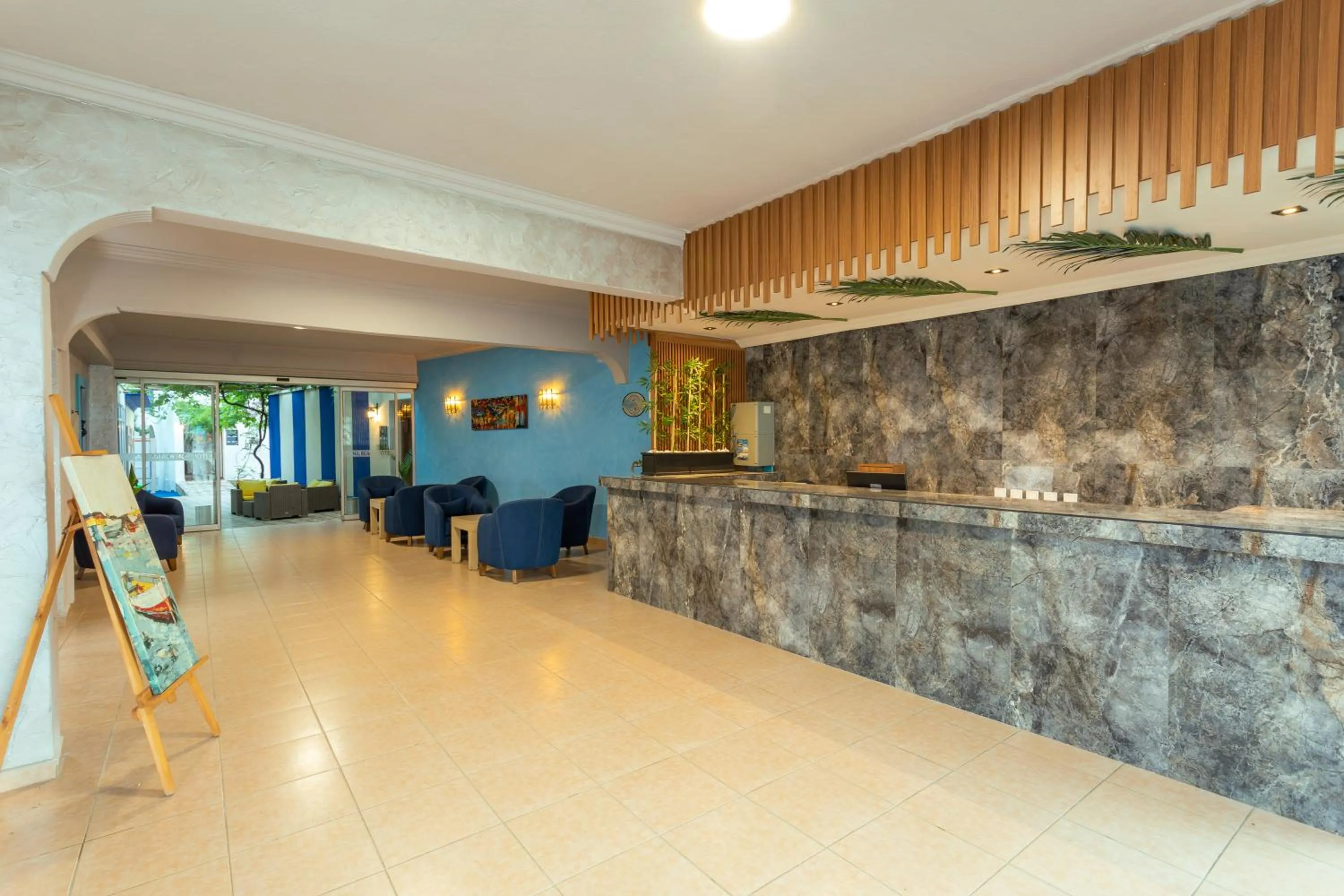 Lobby or reception in Gumbet Anil Beach