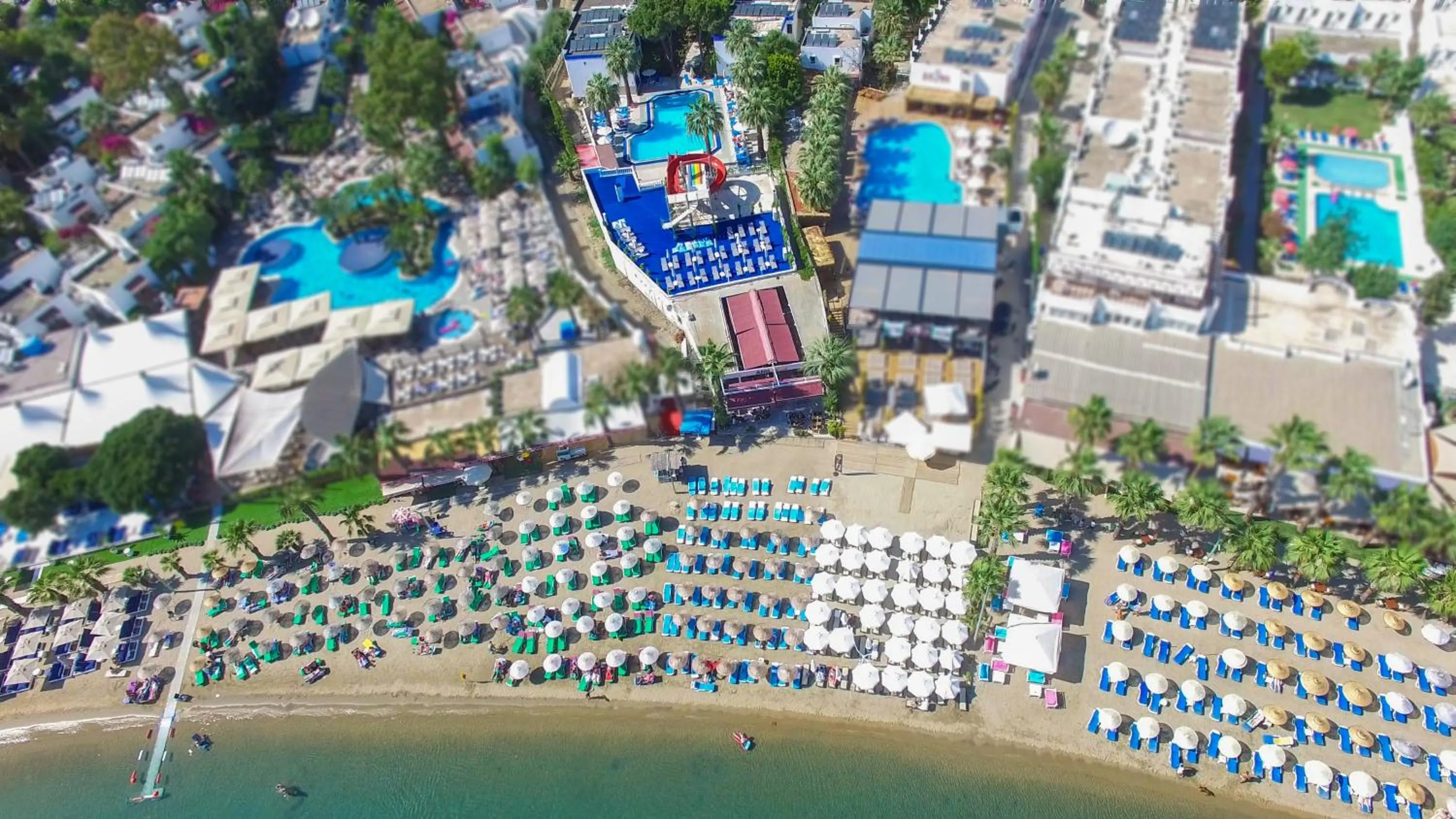 Bird's eye view in Gumbet Anil Beach