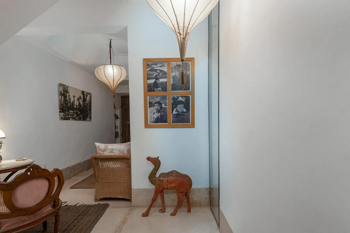 Facade/entrance in Riad Le J