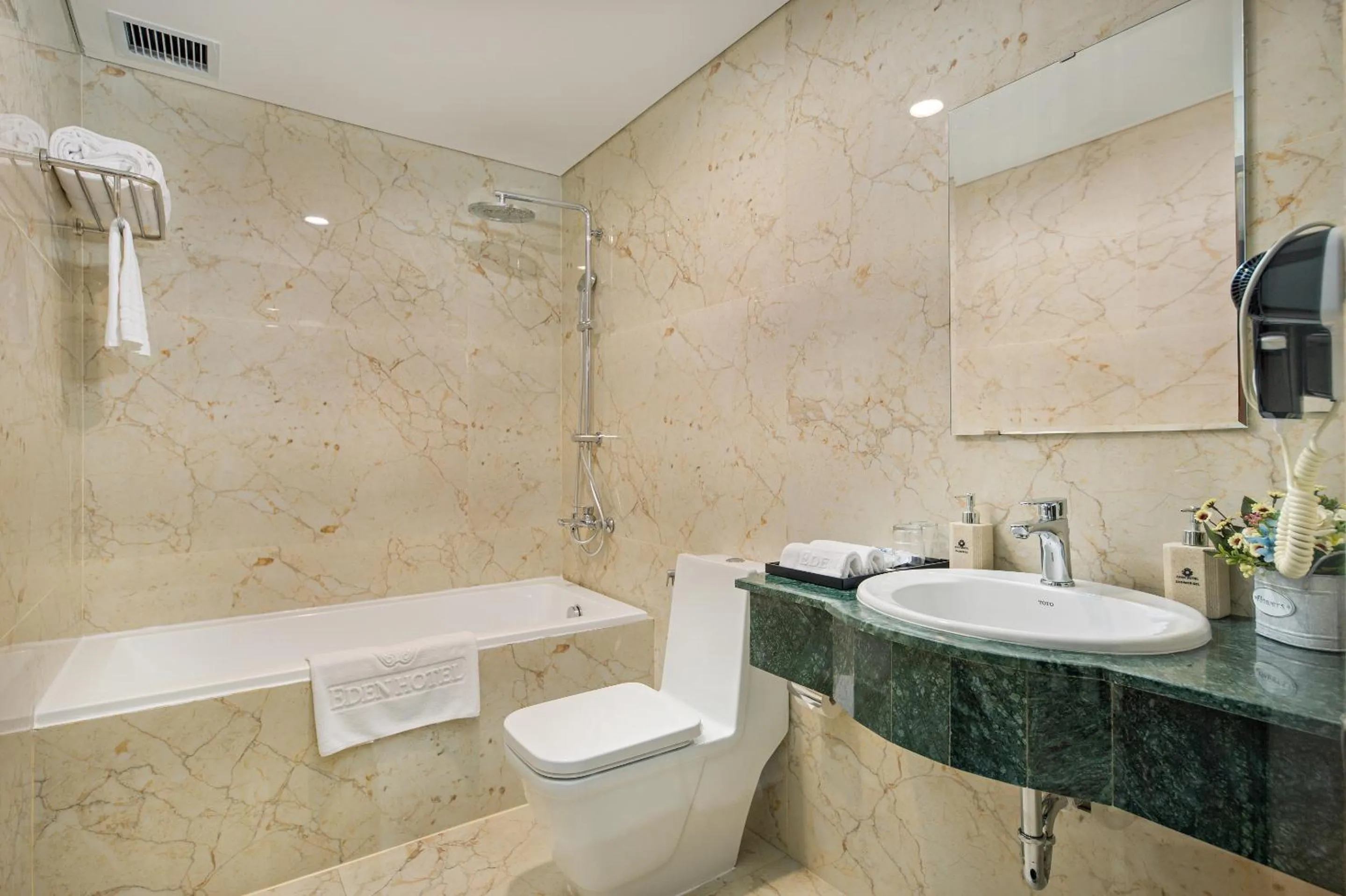 Bathroom in Eden Ocean View Hotel Da Nang