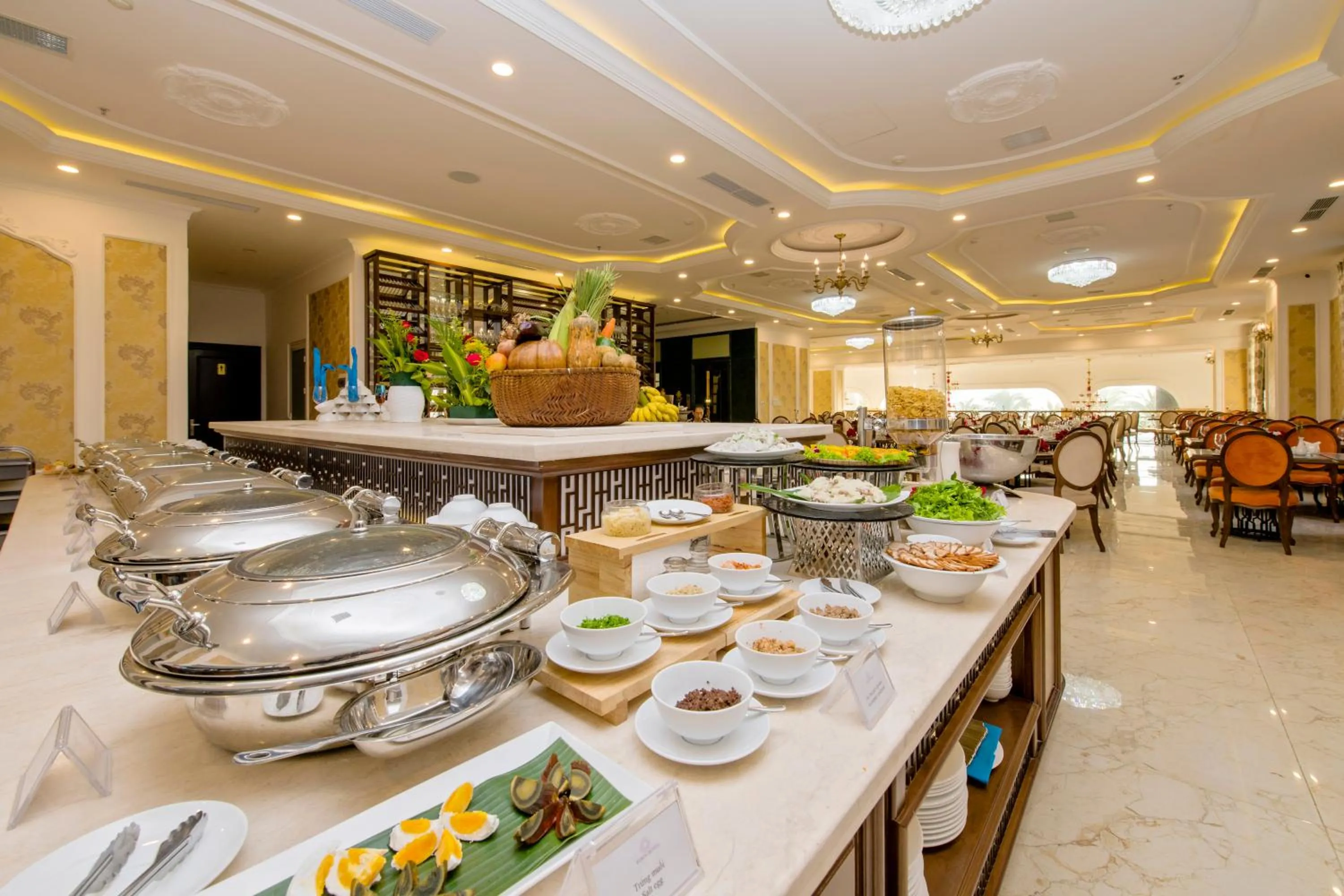 Buffet breakfast in Eden Ocean View Hotel Da Nang