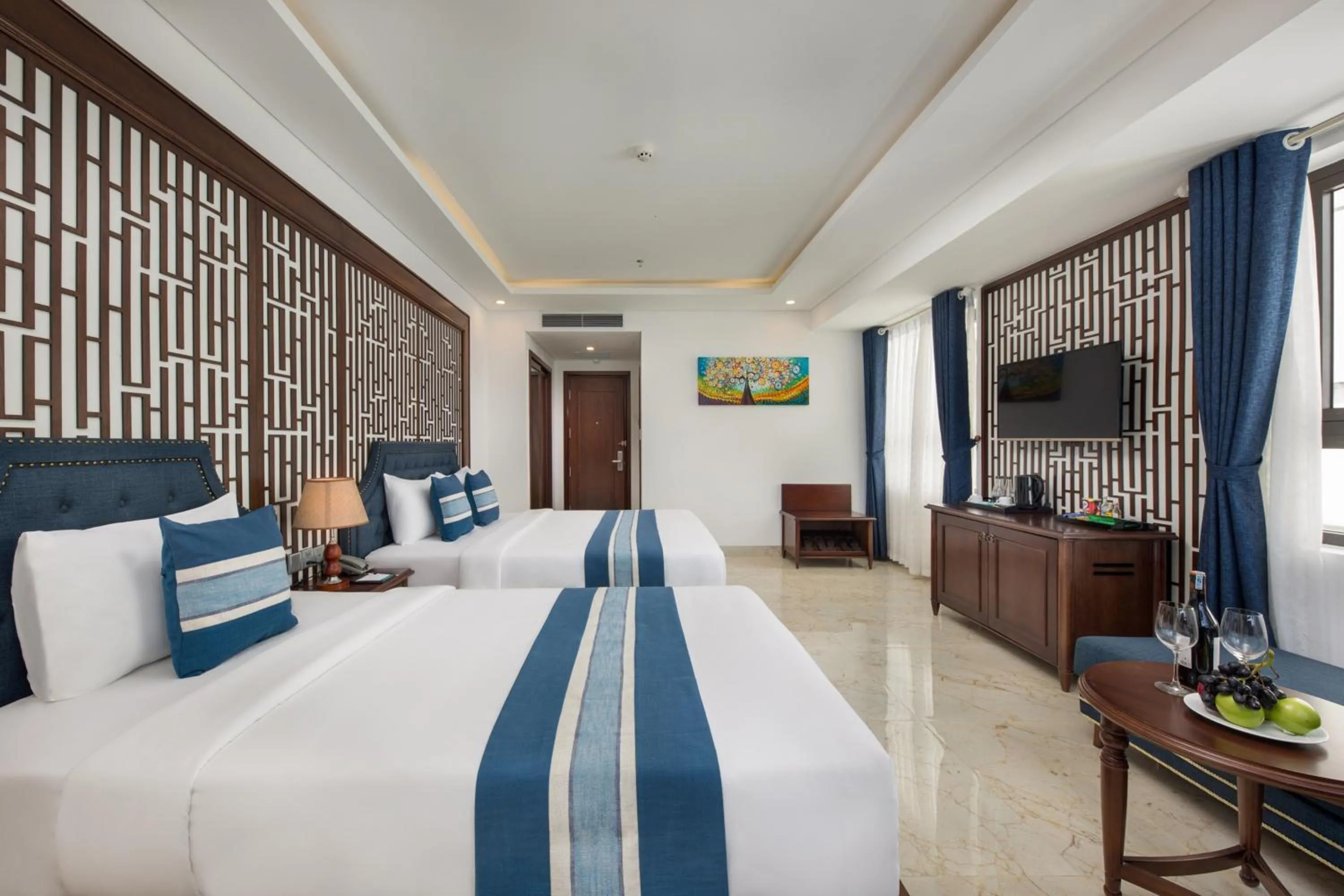 Bedroom, Bed in Eden Ocean View Hotel Da Nang